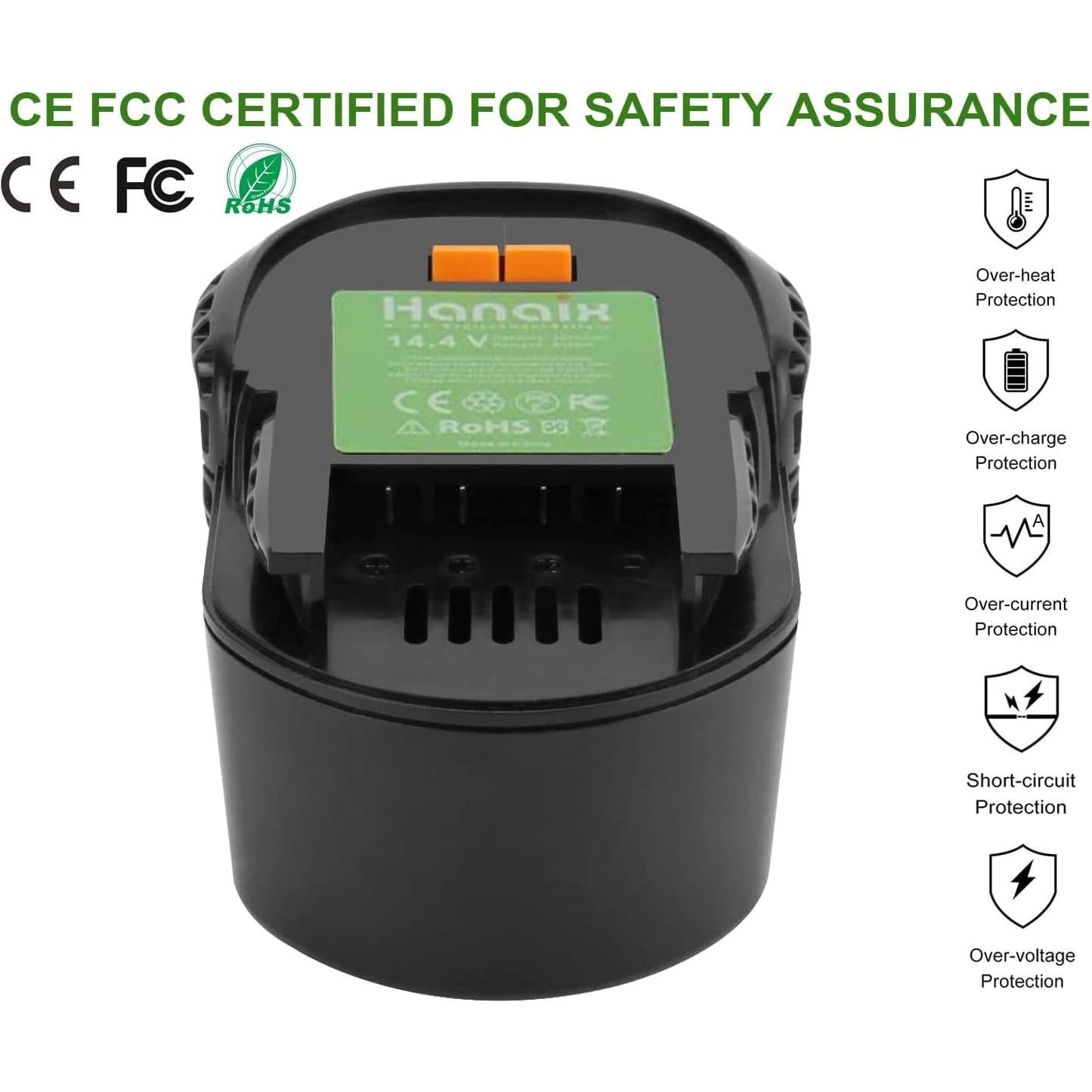 Batería Recargable Ni-MH 3500mAh 14.4V para Ridgid