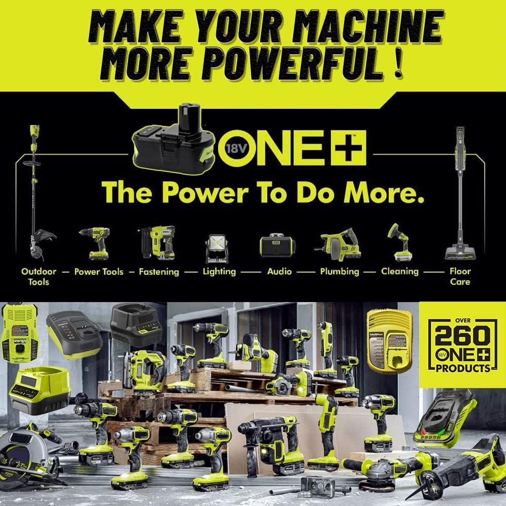 Batería de Litio 6.0Ah TenHutt para Ryobi 18V ONE+ - 2 Paquetes