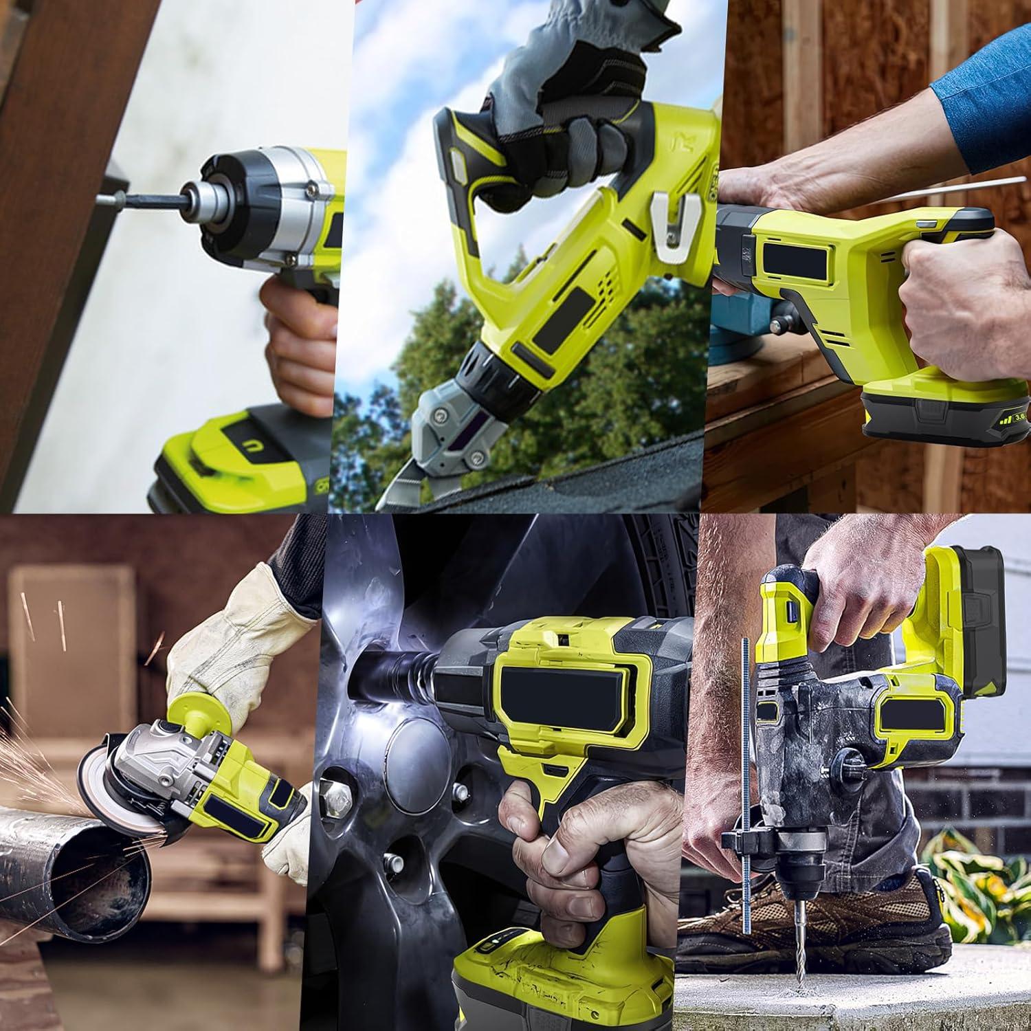 Batería de Reemplazo 3600mAh Moticett para Ryobi 18V (2-Pack)