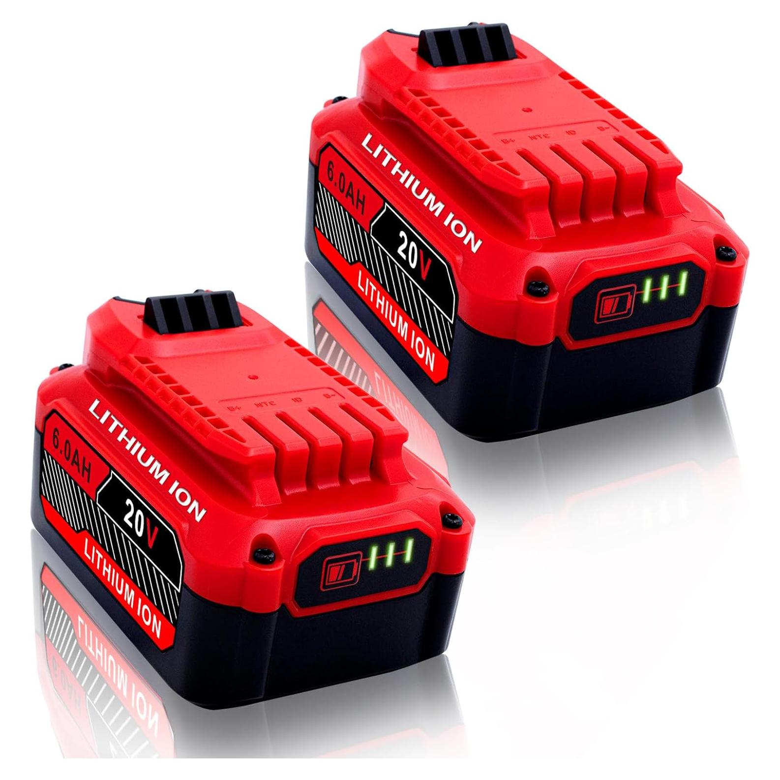 Baterías de Reemplazo Craftsman 20V 6.0Ah 2-Pack Ultraxxis