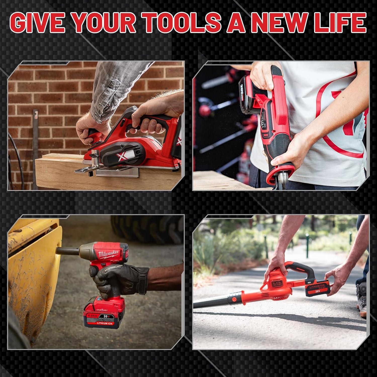 Baterías de Reemplazo Craftsman 20V 6.0Ah 2-Pack Ultraxxis