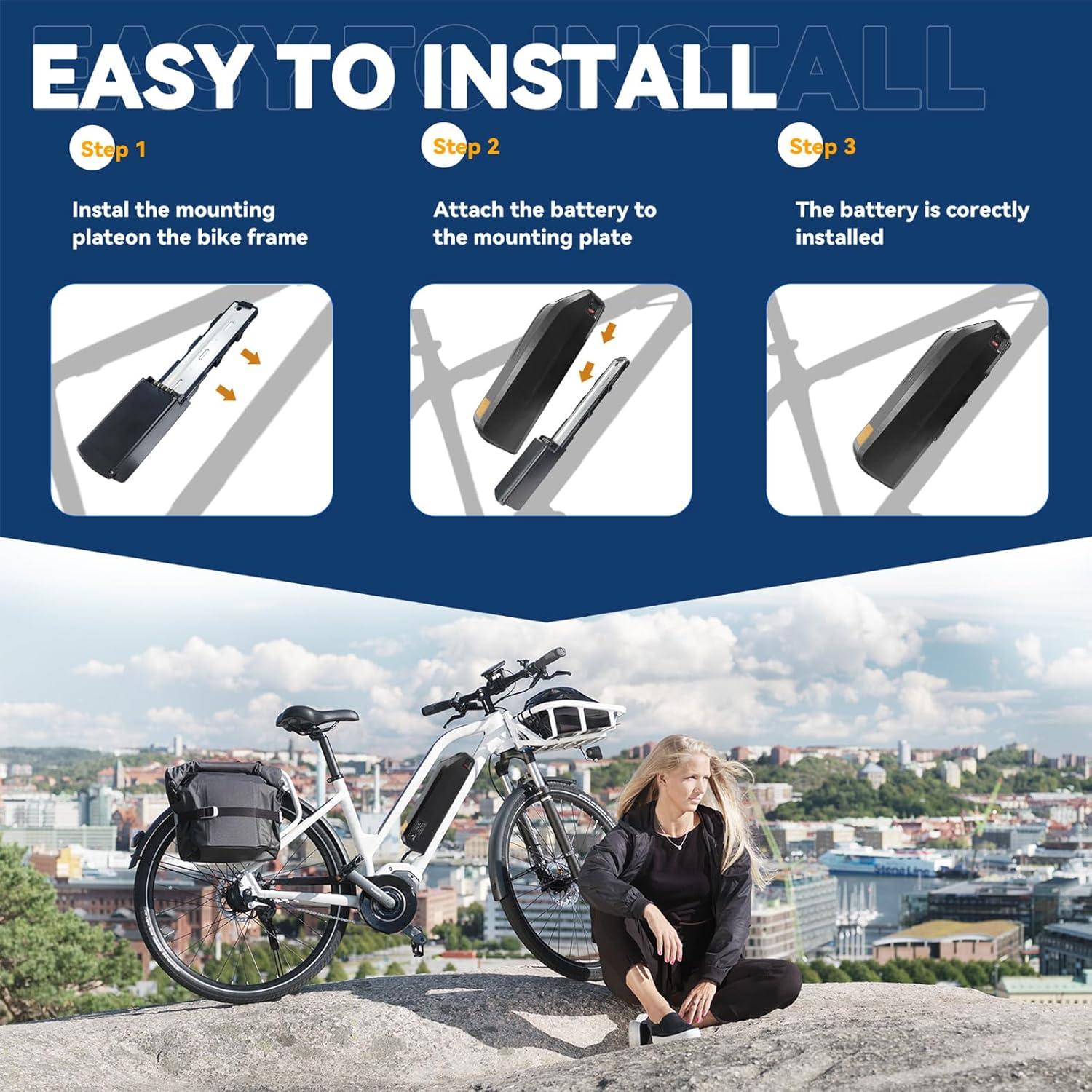 Batería de Litio 36V 10Ah LGECOLFP para Bicicleta Eléctrica