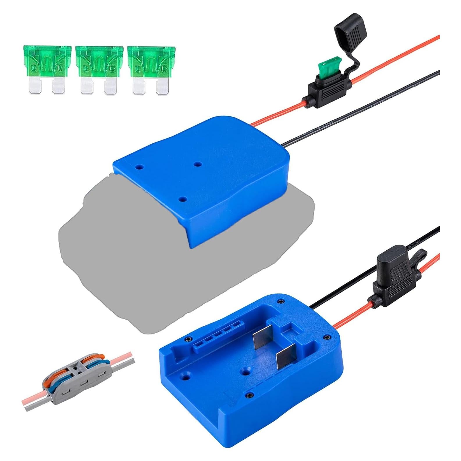 Adaptador de Rueda de Poder Crivnhar 24V Max con Fusible