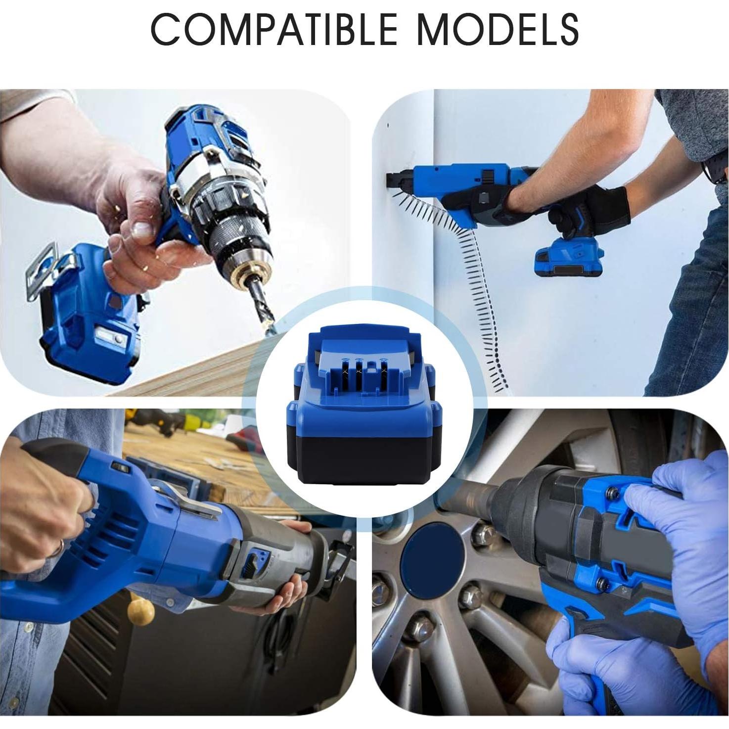 Paquete de 2 Baterías Kobalt 24V 6.0Ah Reemplazo de Litio