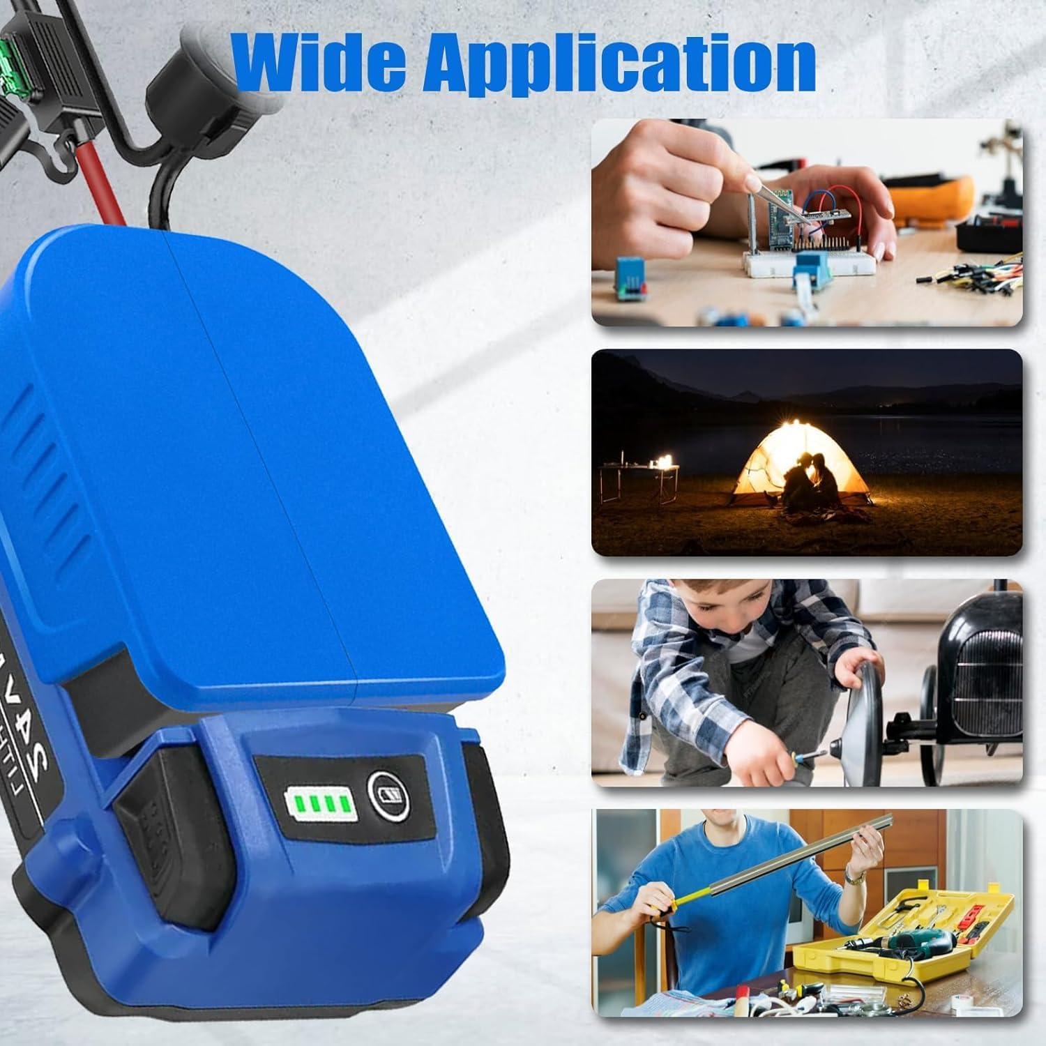 Adaptador de Rueda de Poder Kobalt 24V - 2 Paquetes con Fusibles