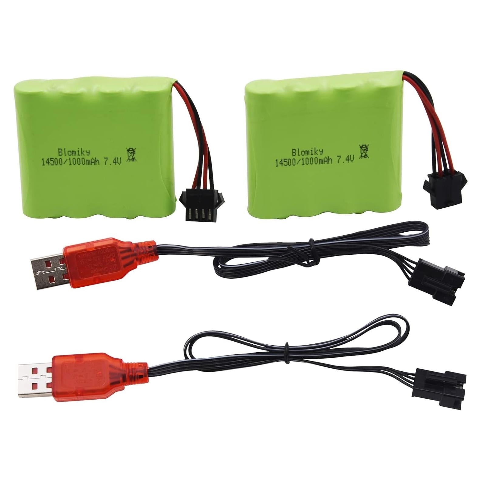 Batería Recargable Li-ion 7.4V 1000mAh Blomiky SM-4P