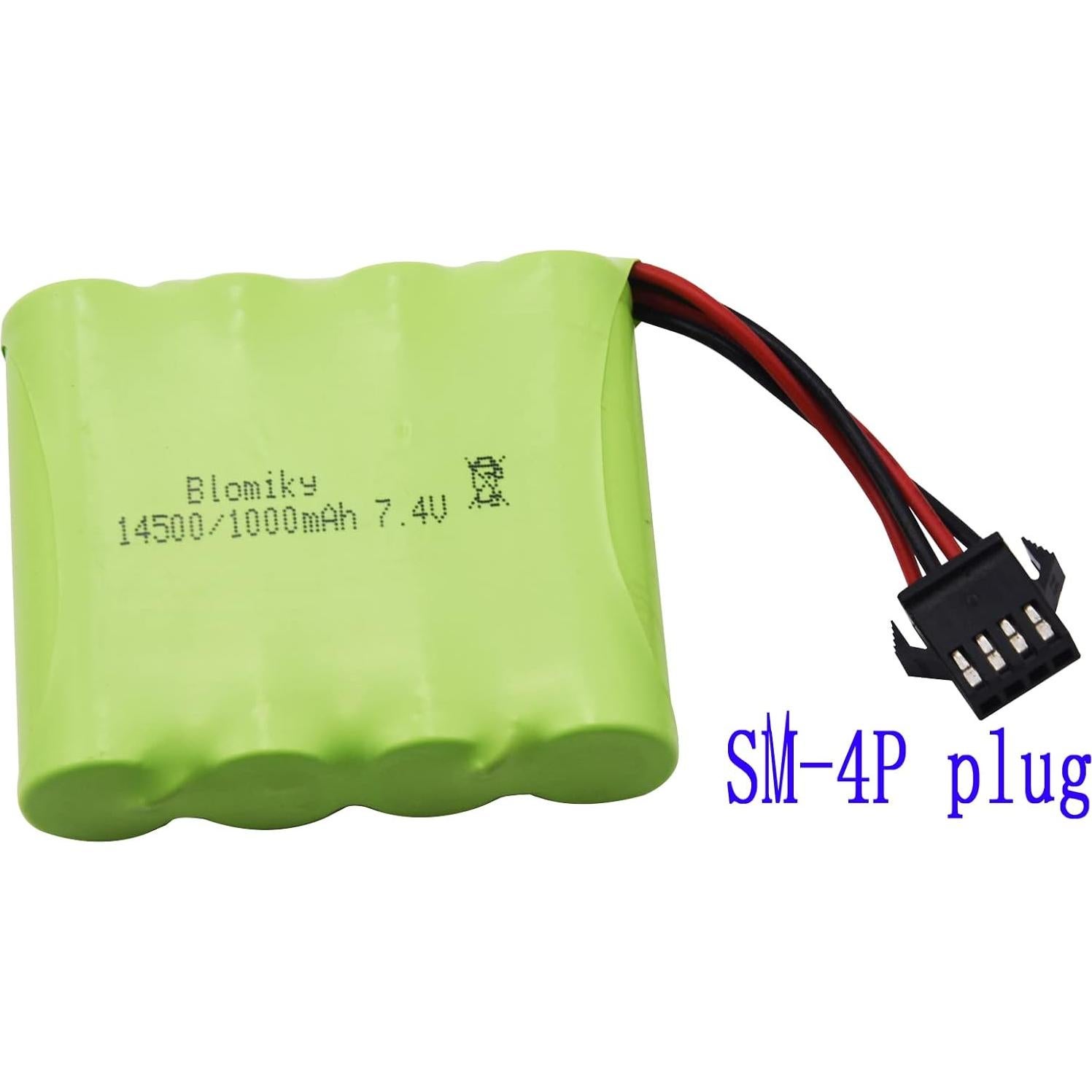 Batería Recargable Li-ion 7.4V 1000mAh Blomiky SM-4P