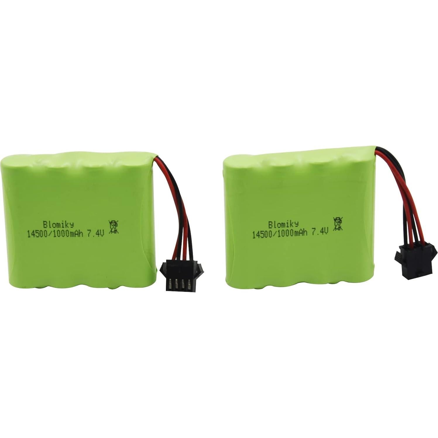 Batería Recargable Li-ion 7.4V 1000mAh Blomiky SM-4P