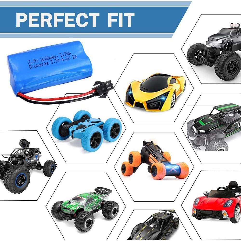 Paquete de 2 Baterías Recargables KBT 3.7V 1000mAh SM-2P