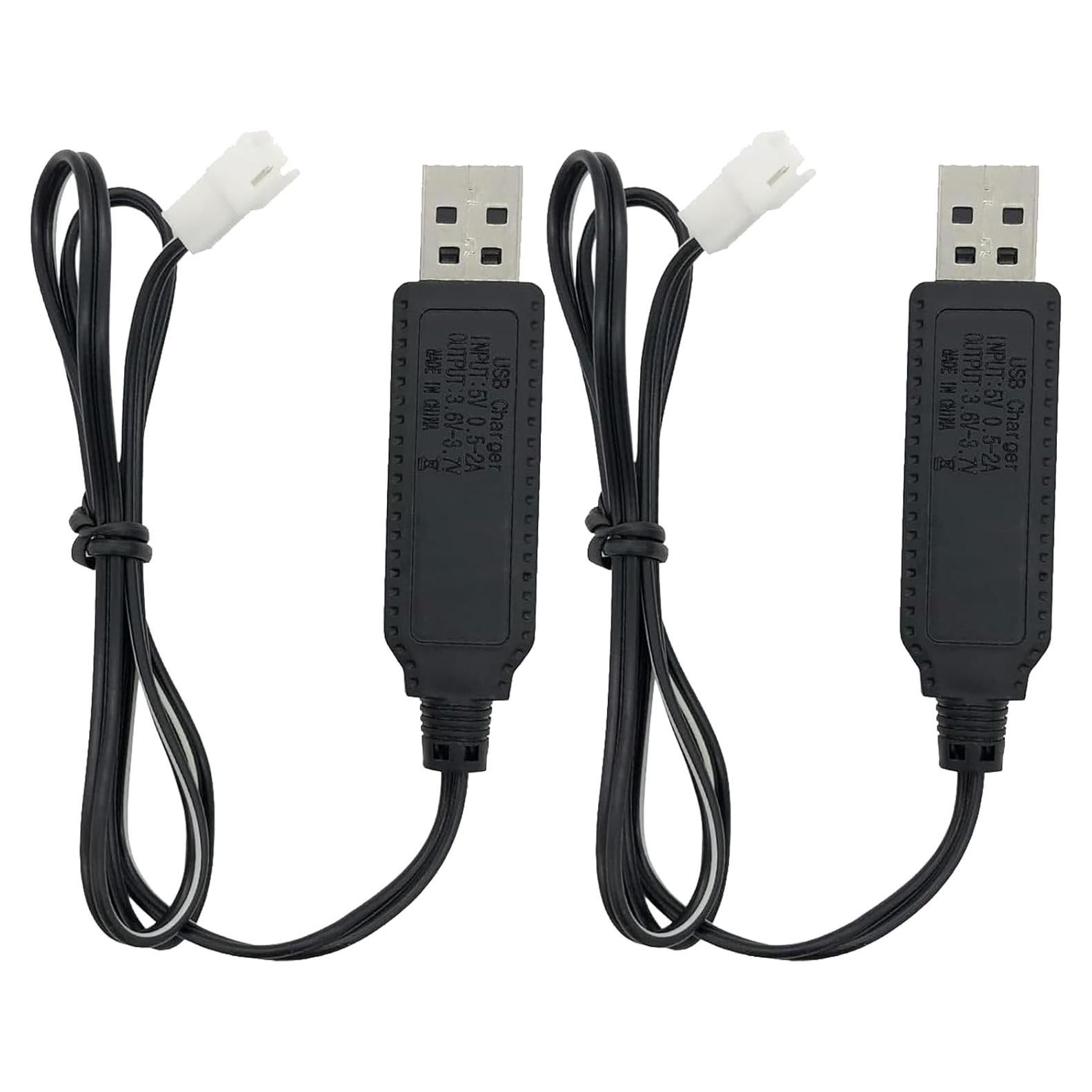 Cable de Carga USB para Coches RC AZJCKEW 2FT 3.7V LED