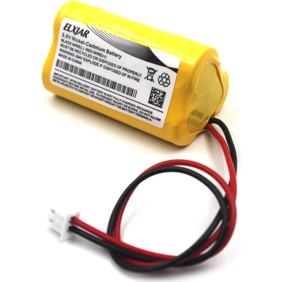 Baterías Recargables Ni-CD 3.6V 800mAh elxjar - Paquete de 5