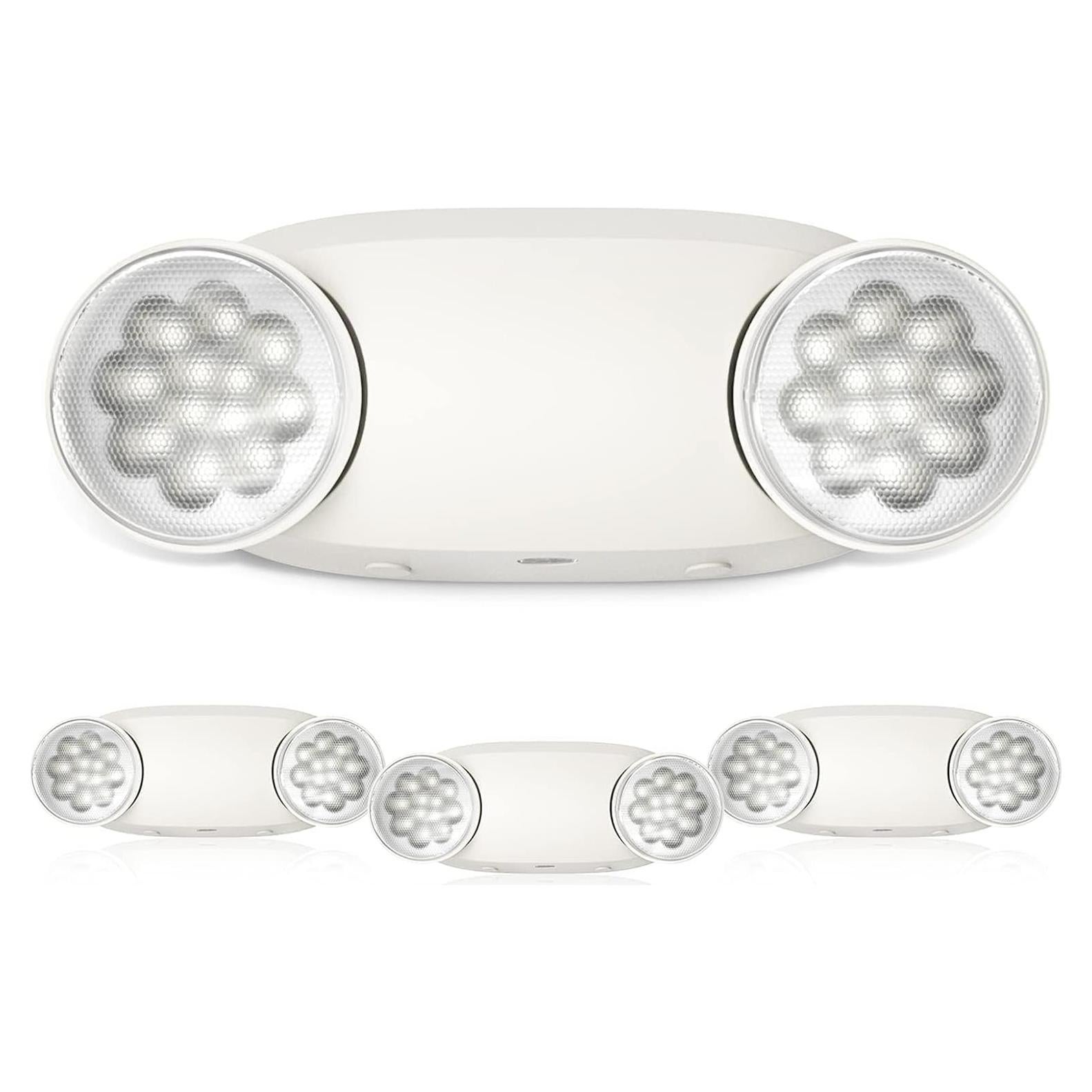 Luces de Emergencia FREELICHT 4 Paquete LED Ajustables 90 Min