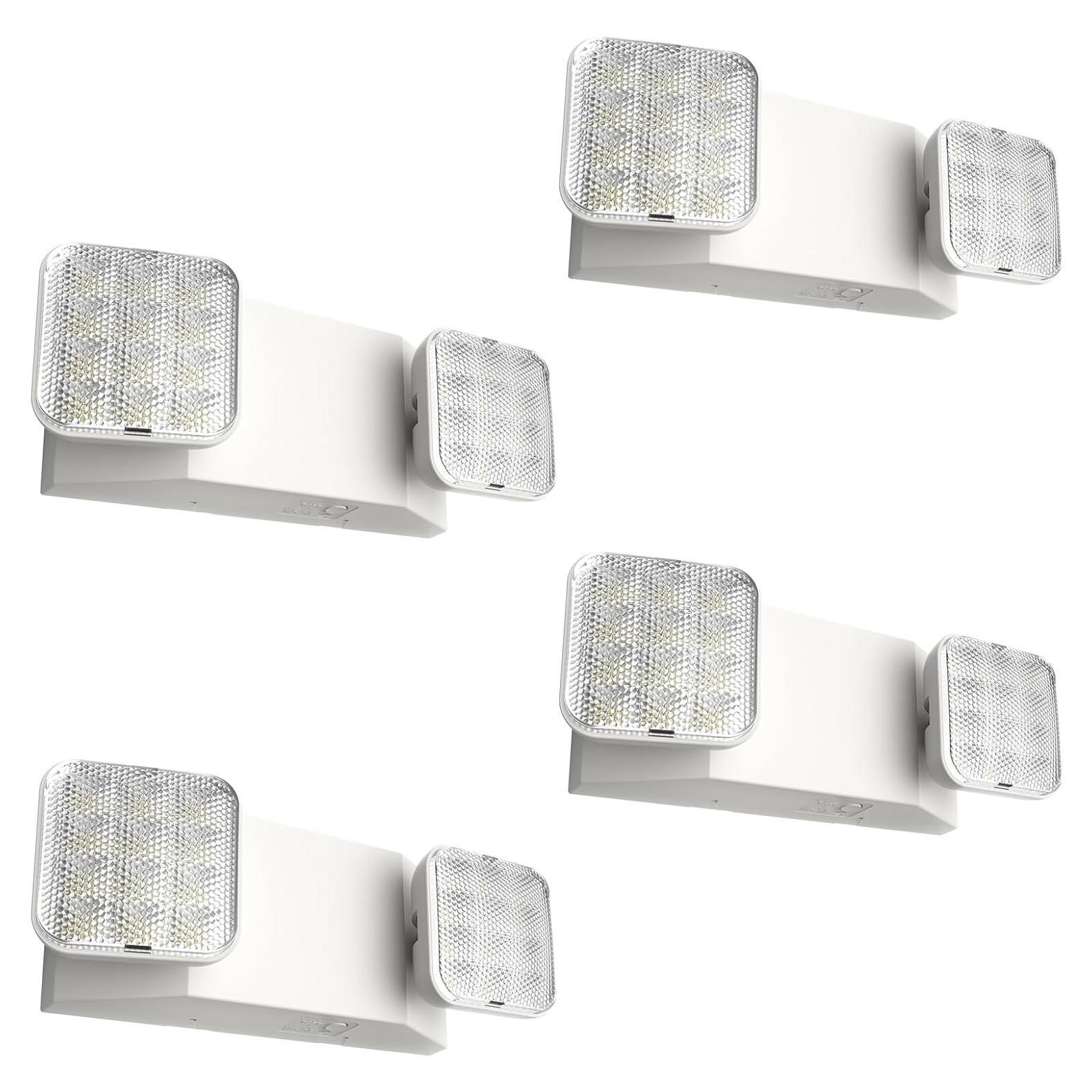 Luces de Emergencia LED FREELICHT Paquete de 4 Ajustables