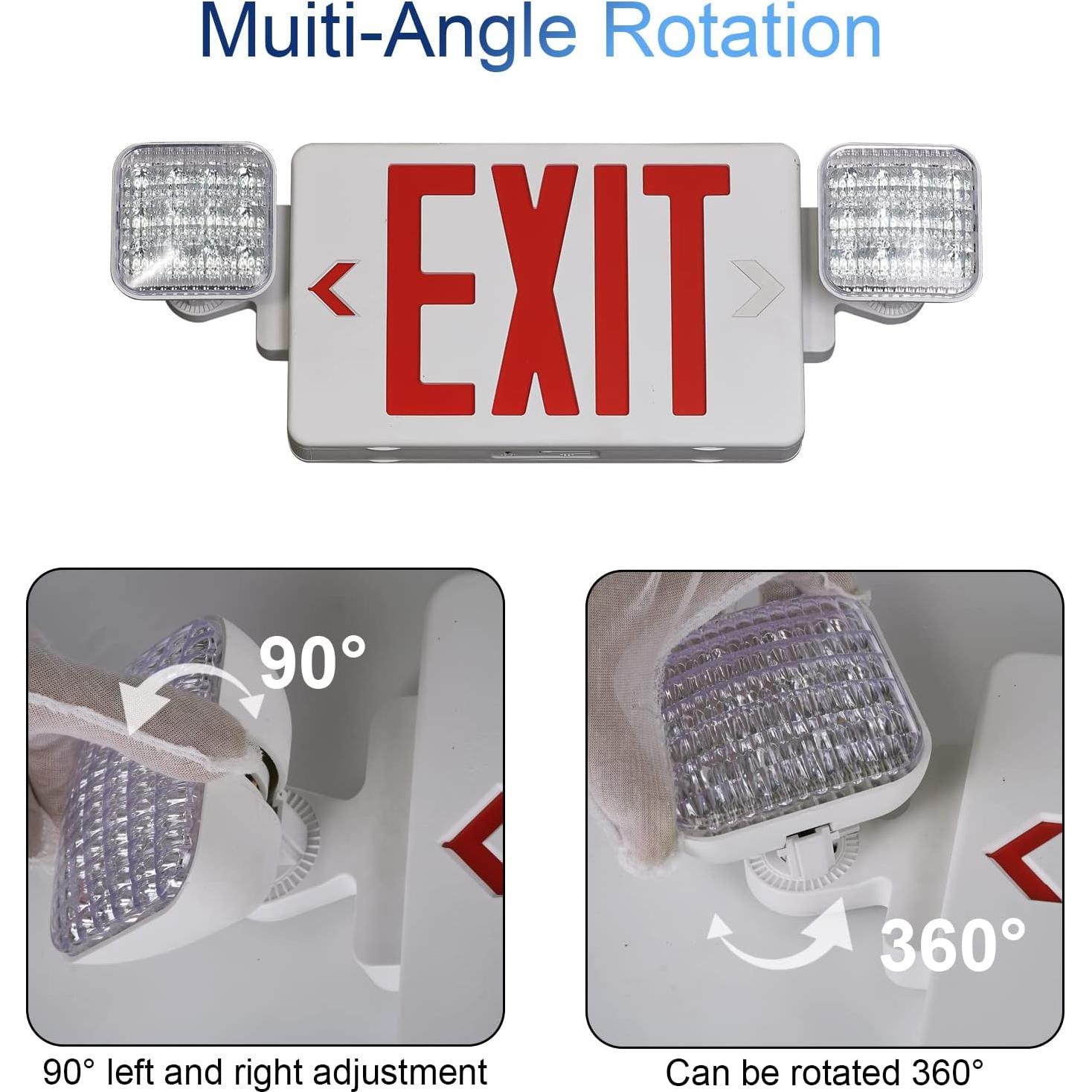 Señal de Salida de Emergencia LED TANLUX con Batería 1 Paquete