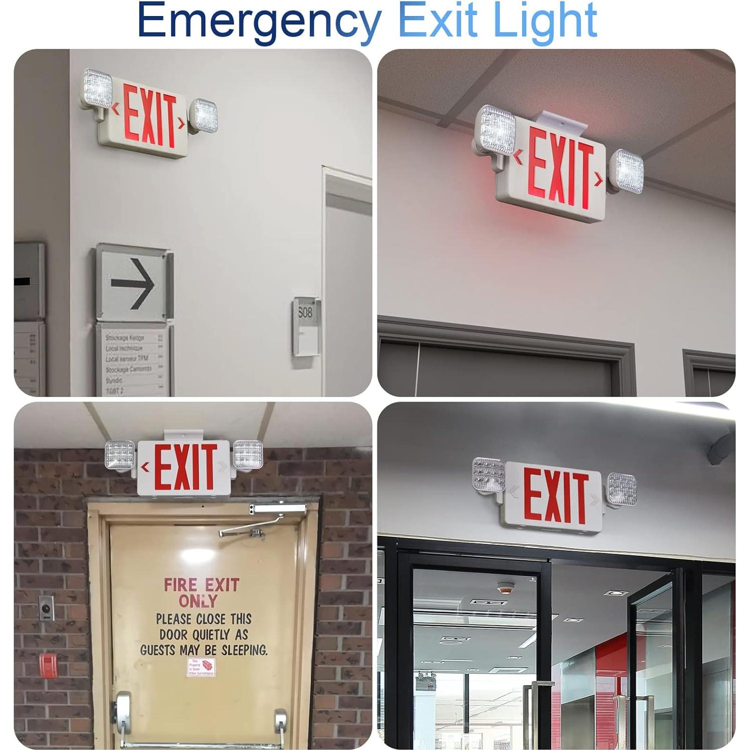 Señal de Salida de Emergencia LED TANLUX con Batería 1 Paquete