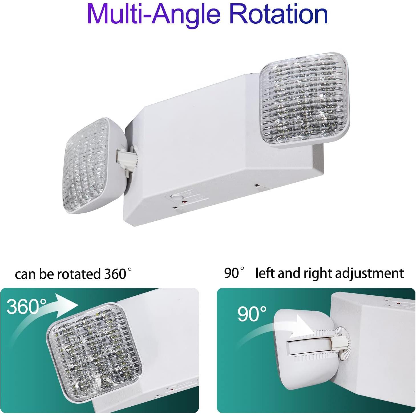 Luces de Emergencia LED TANLUX TL-EM01WH-1 con Batería 90 min