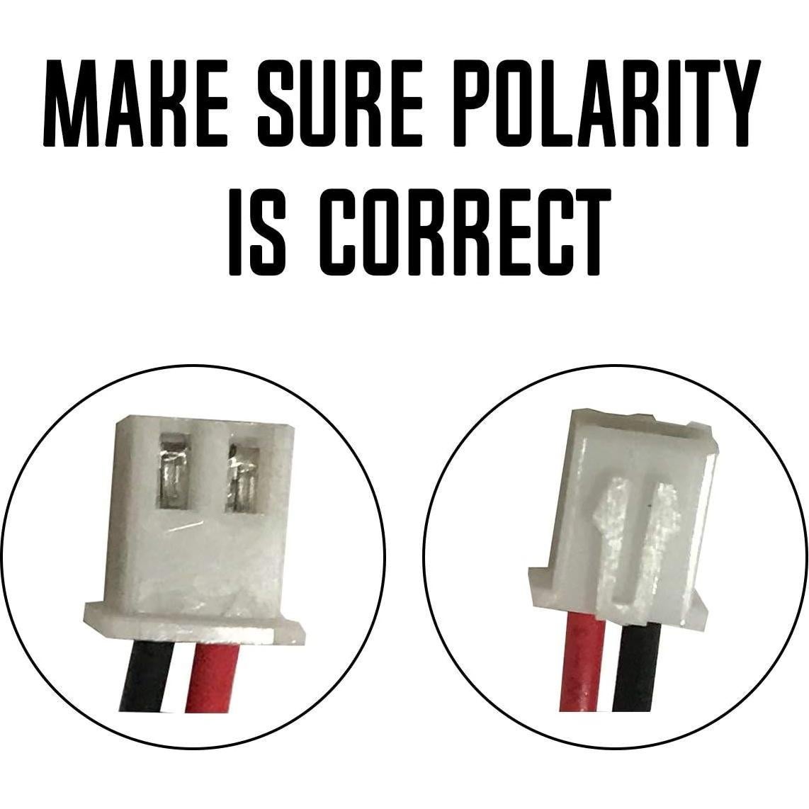 Batería Recargable Ni-Cd 4.8V 700mAh GSUIVEER para Luz de Emergencia (2 Piezas)