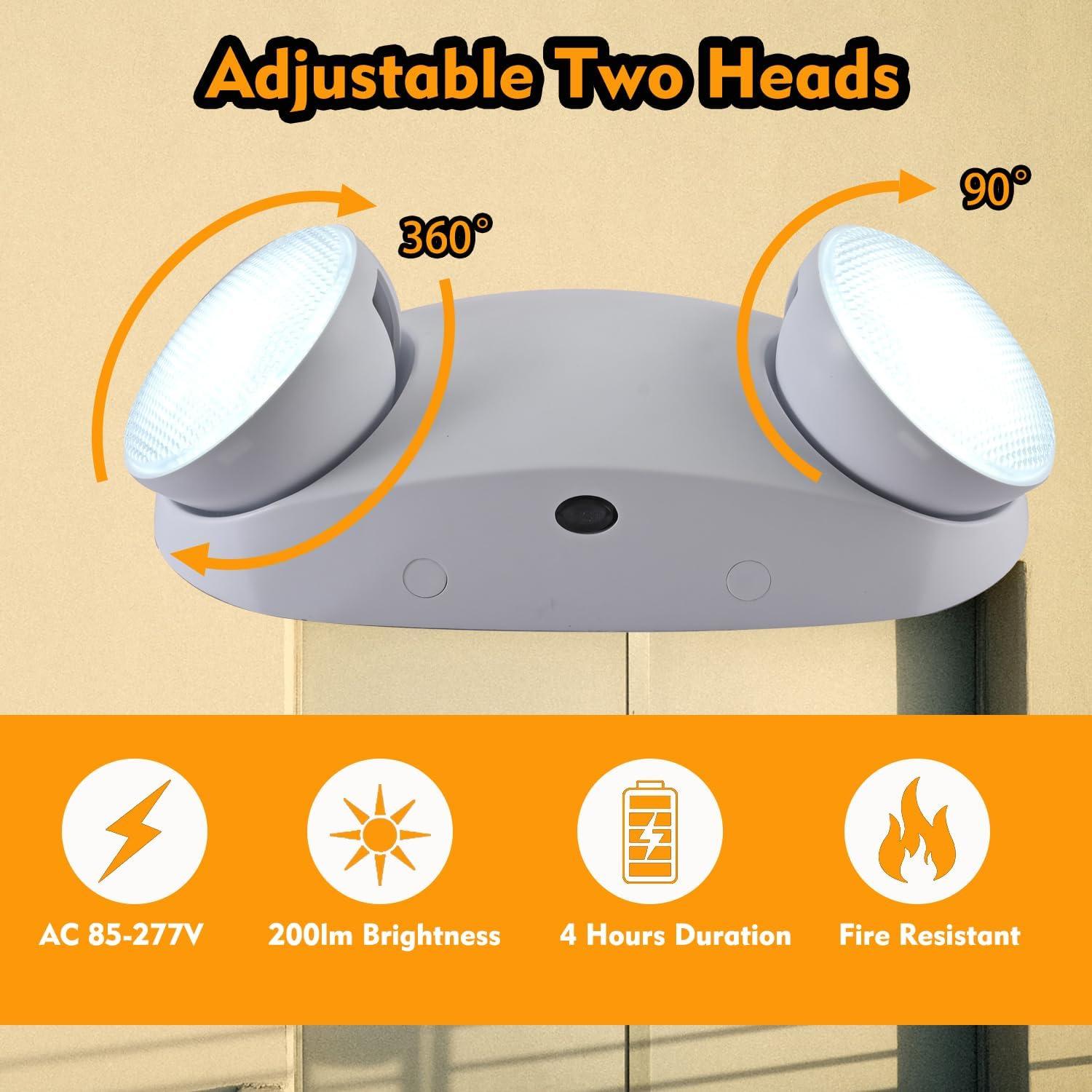 Luces de Emergencia LED Apmeetlux EMGT01 200lm 4h Batería