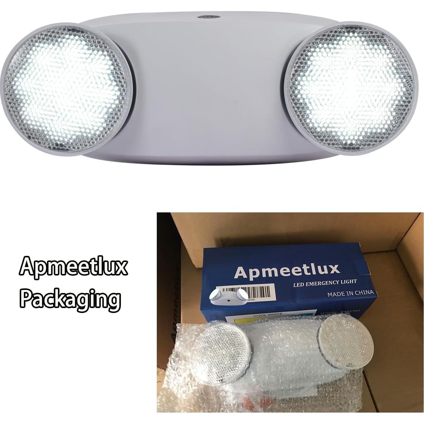 Luces de Emergencia LED Apmeetlux EMGT01 200lm 4h Batería