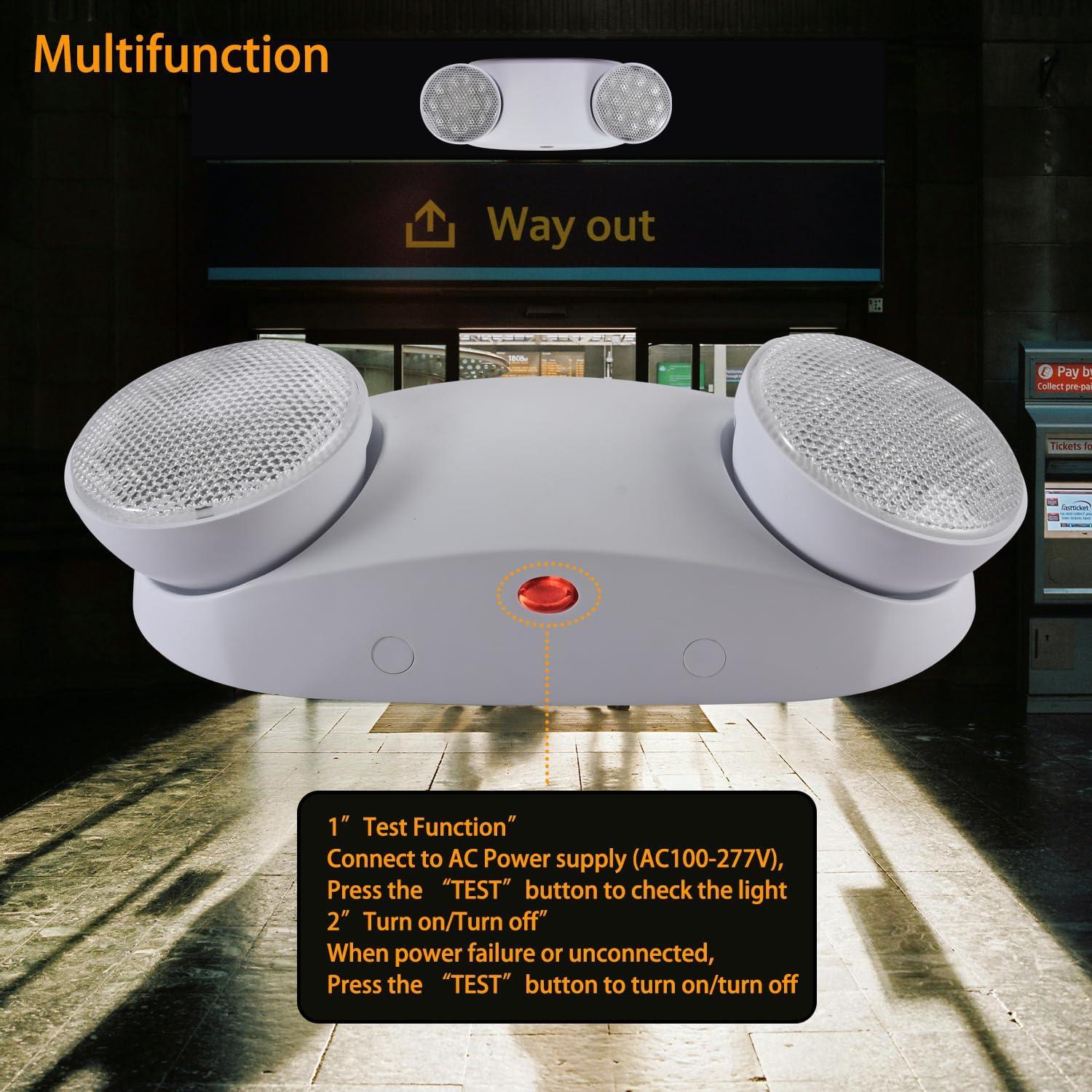 Luces de Emergencia LED Apmeetlux EMGT01 200lm 4h Batería