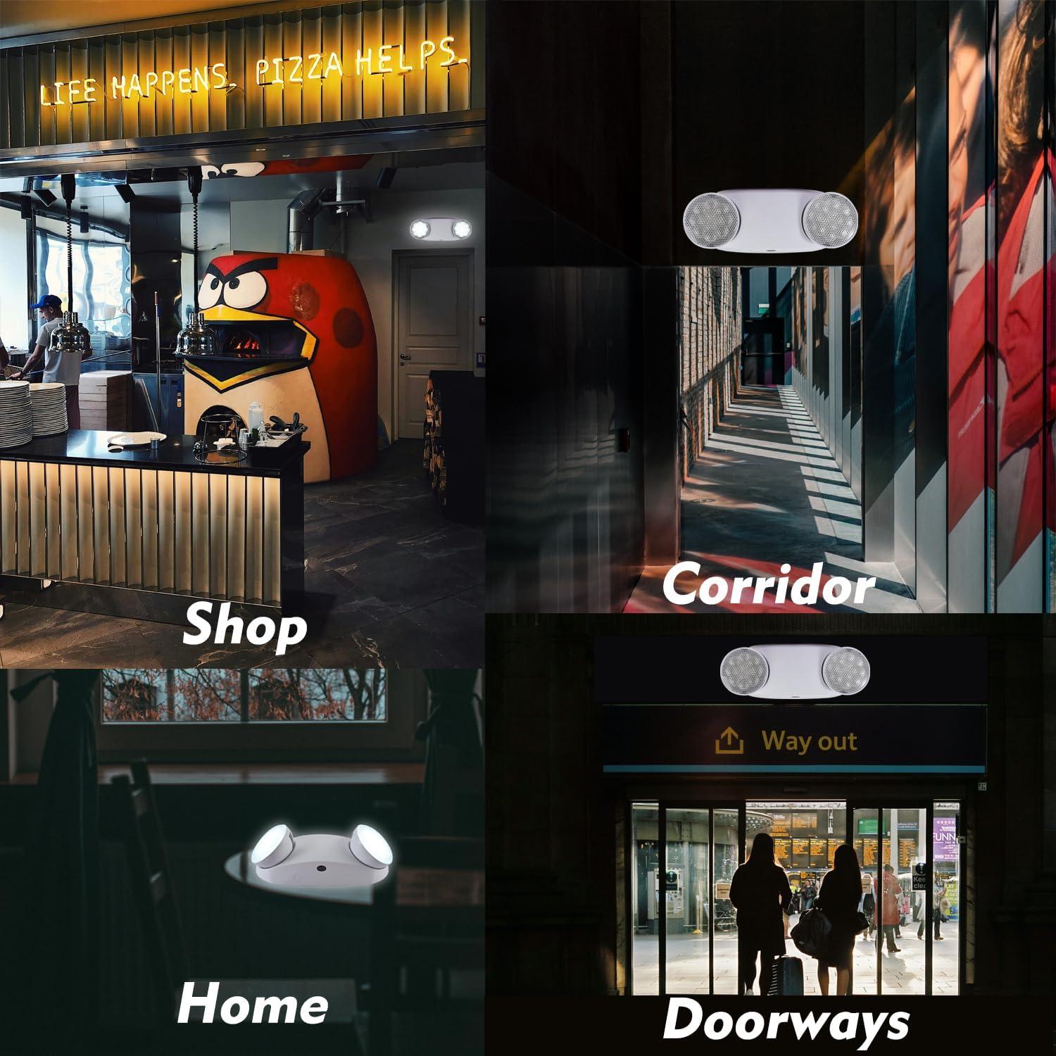 Luces de Emergencia LED Apmeetlux EMGT01 200lm 4h Batería