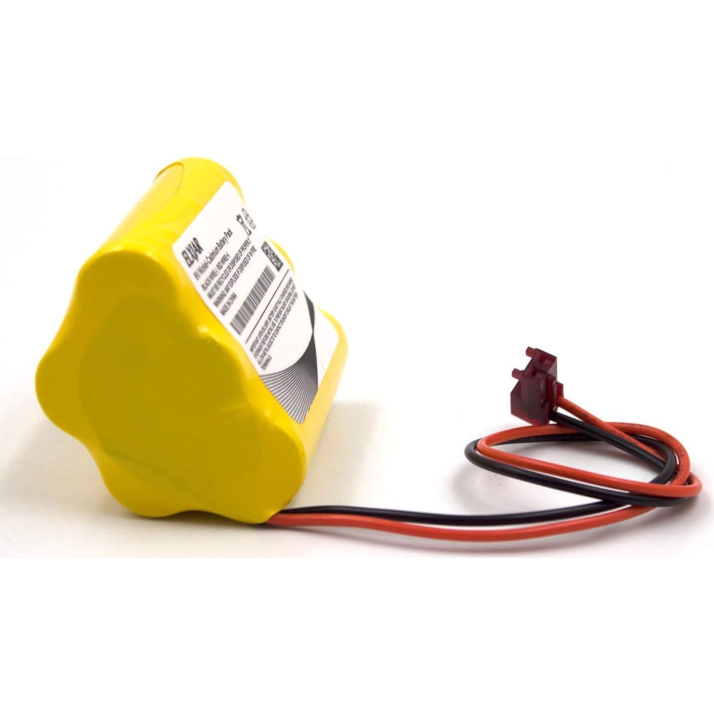 Paquete de 5 Baterías Ni-Cd 6V AA 600mAh elxjar para Emergencia