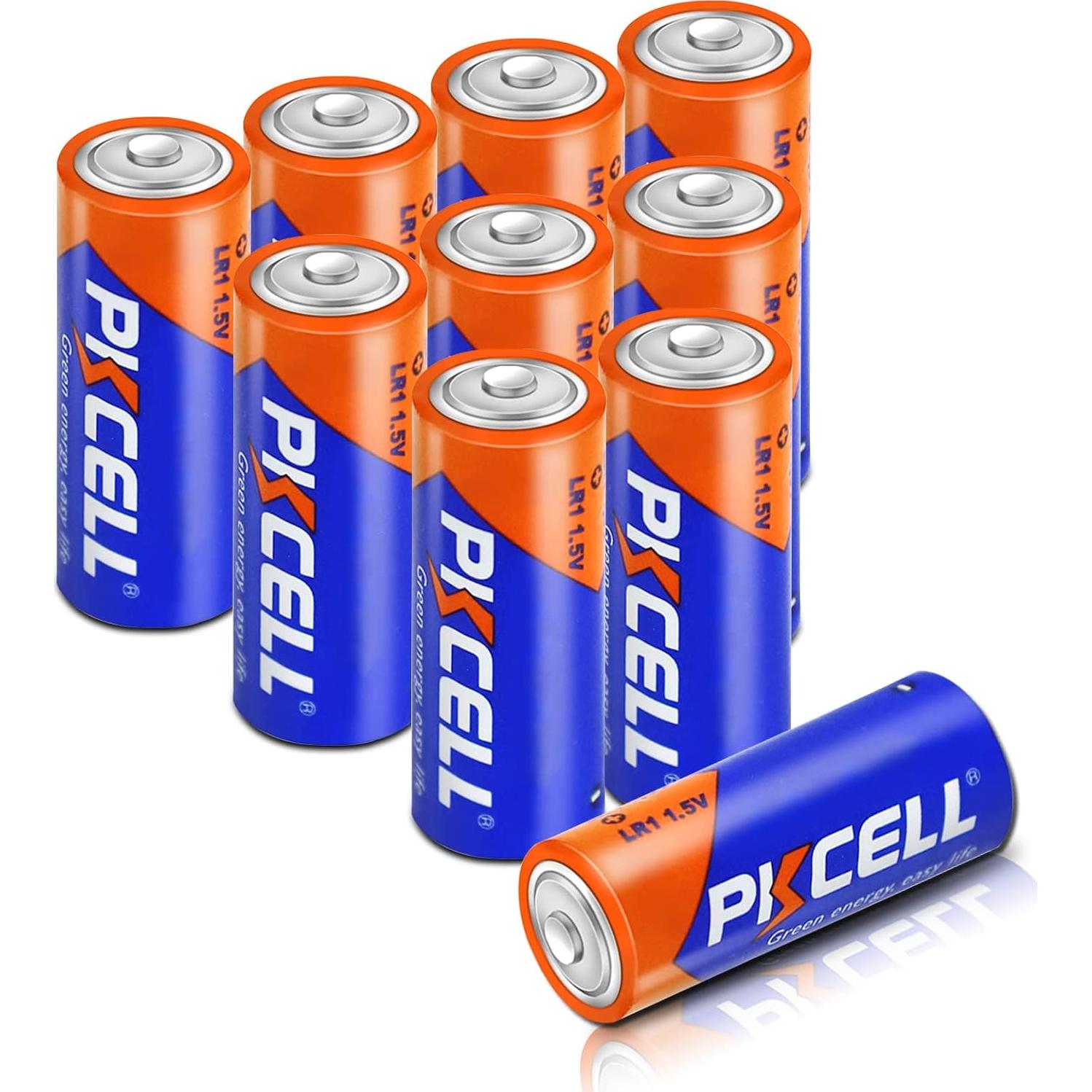 Baterías Alcalinas PKCELL N 1.5V Paquete de 10 Ultra Duraderas