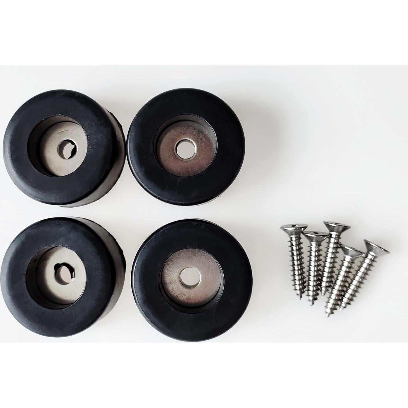 4 Pies de Goma Masmoc para Muebles y Compresores de Aire