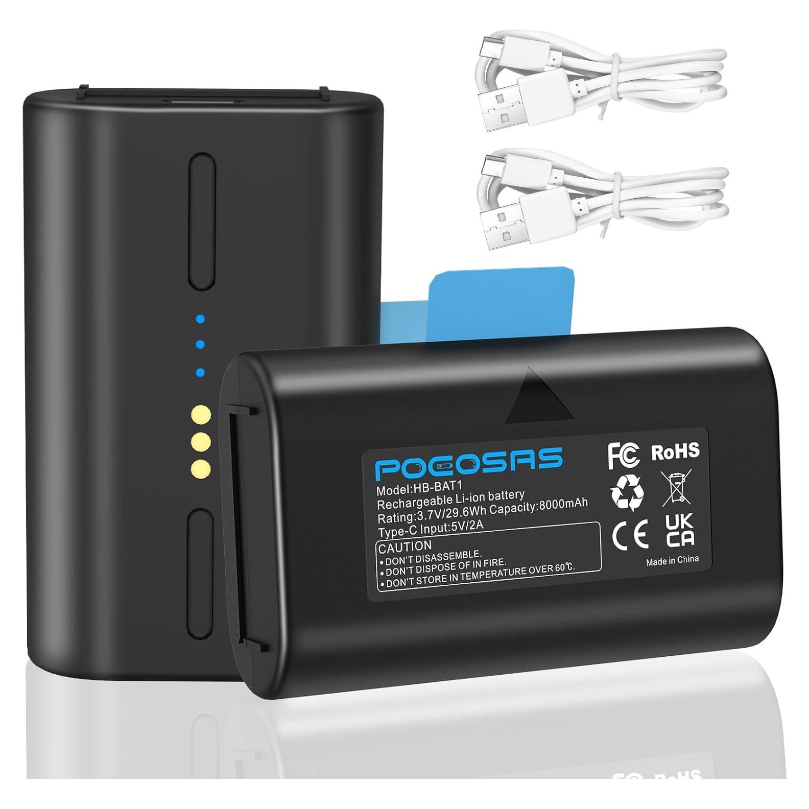 Batería Recargable SimpliSafe 8000mAh - Paquete de 2