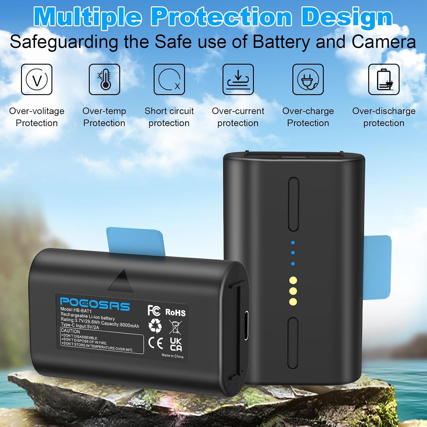 Batería Recargable SimpliSafe 8000mAh - Paquete de 2