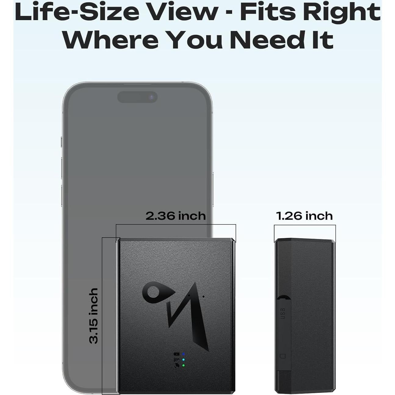 Rastreador GPS CXK GT11 para Vehículos 4G LTE Batería 10000mAh