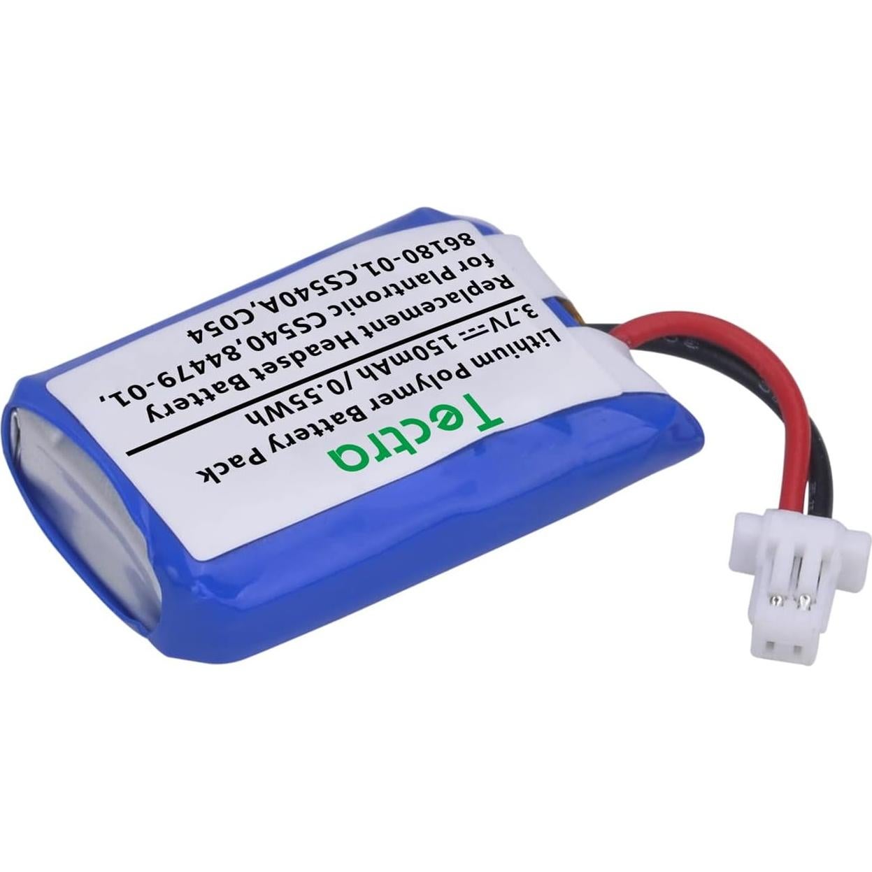 Batería Recargable Tectra CS540 para Auriculares Plantronics - 4 Unidades