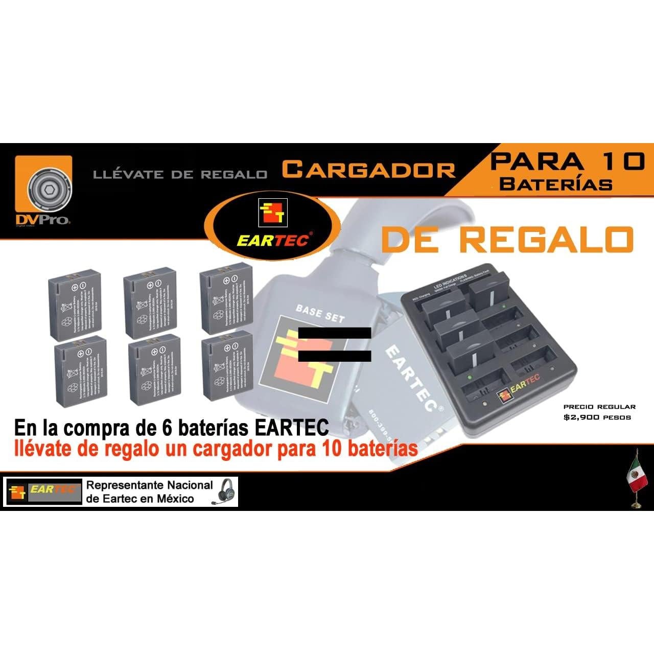 Batería Recargable de Litio Ion 3.7V Eartec LX600LI