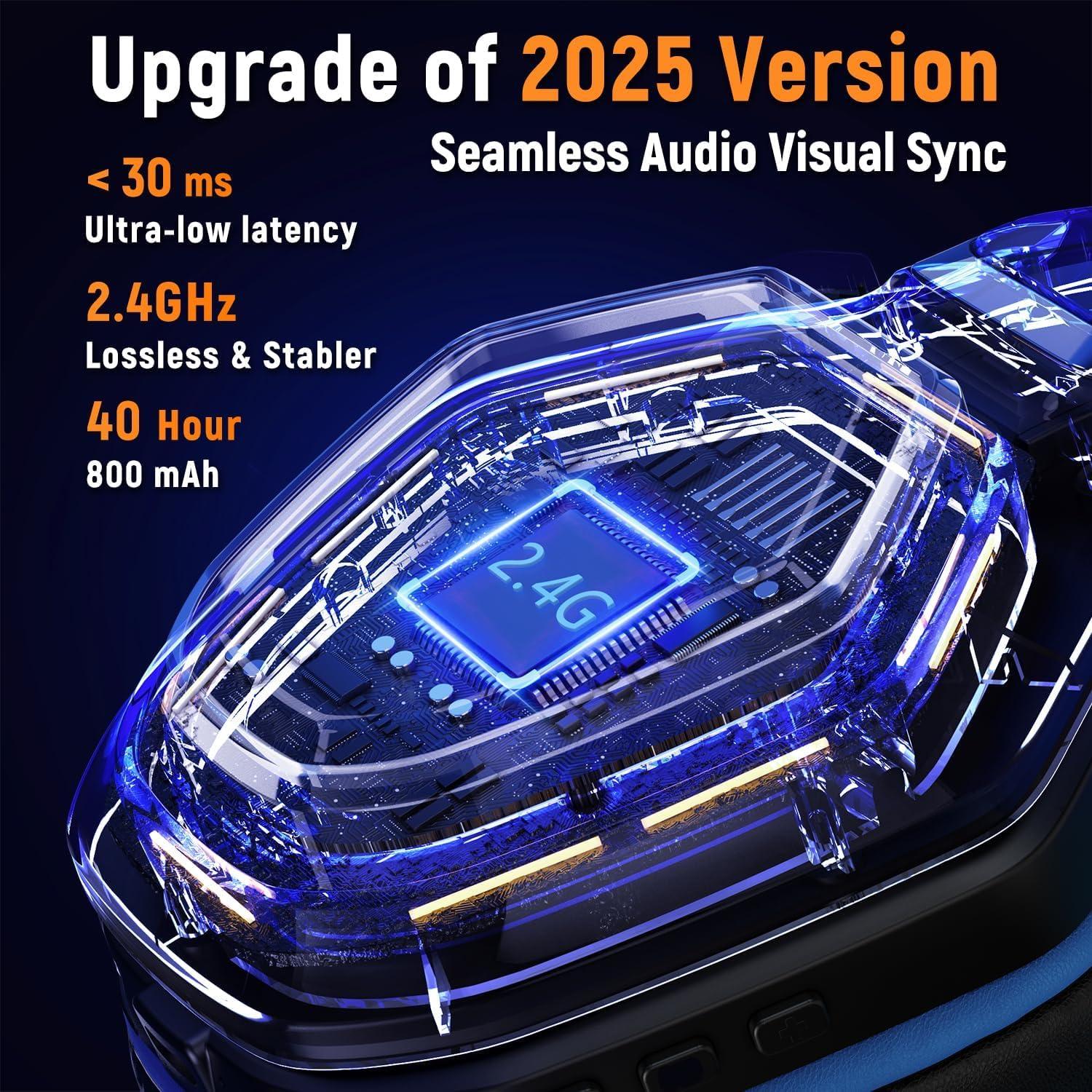 Auriculares Gaming Inalámbricos Ozeino OW810 2.4GHz con Micrófono