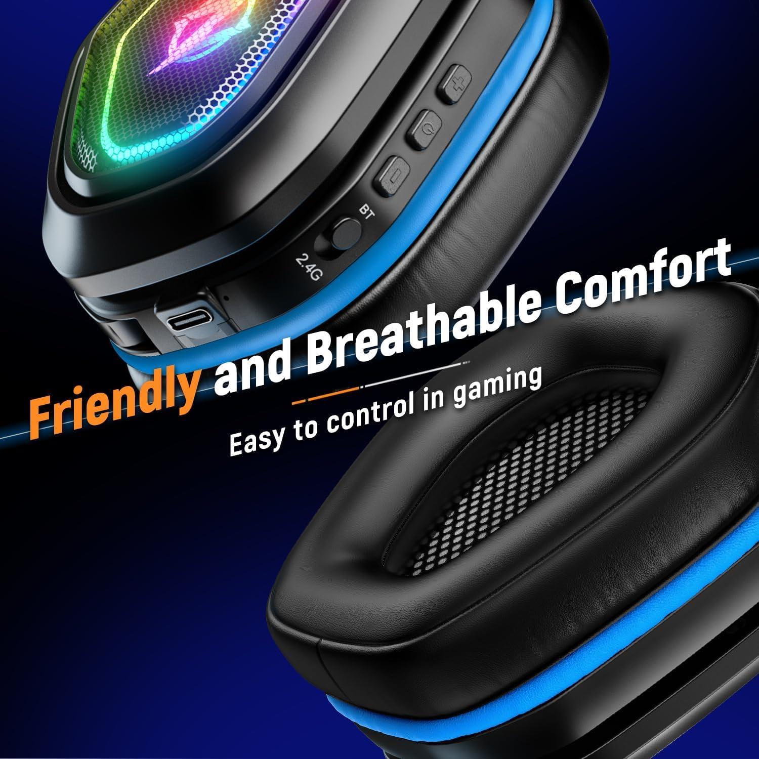 Auriculares Gaming Inalámbricos Ozeino OW810 2.4GHz con Micrófono