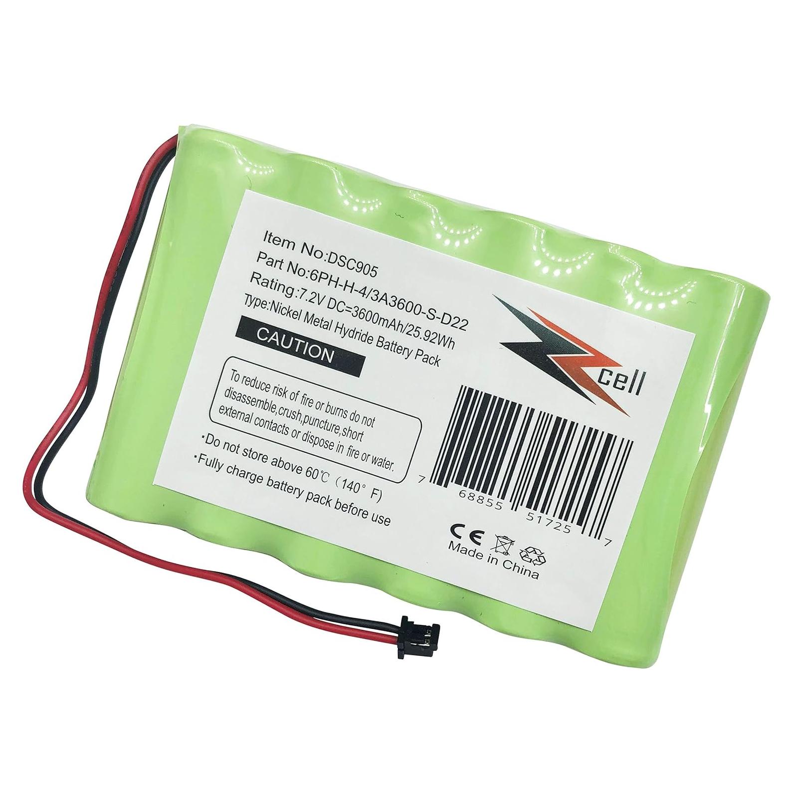 Batería ZZcell 3600mAh para Alarma DSC Impassa 9057