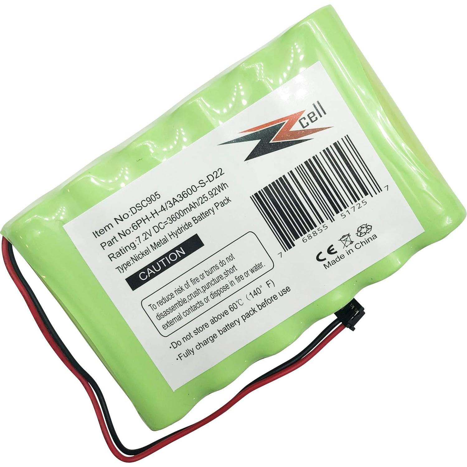 Batería ZZcell 3600mAh para Alarma DSC Impassa 9057