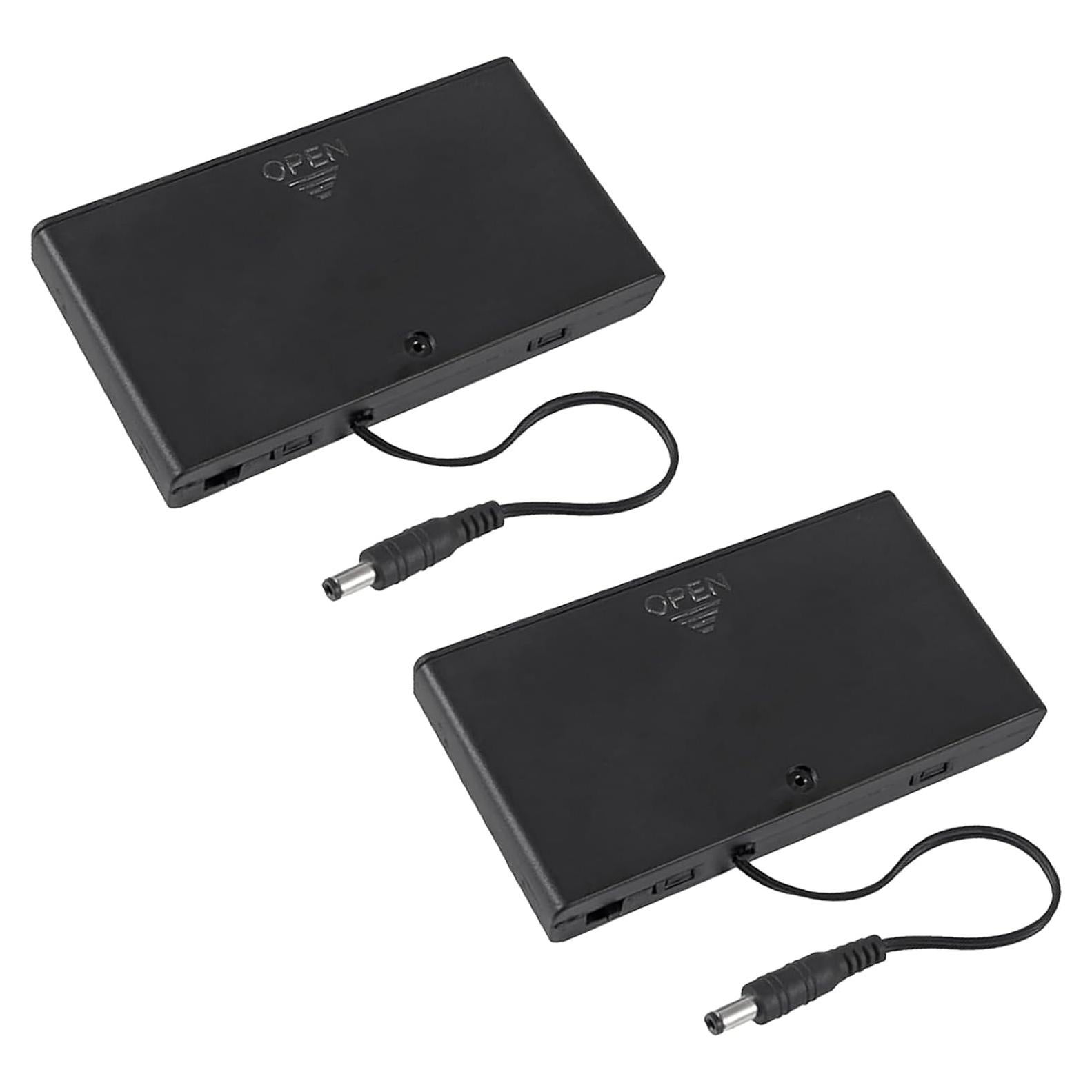 Paquete de Batería LED Neón 12V 2 Piezas con Soporte 8-AA