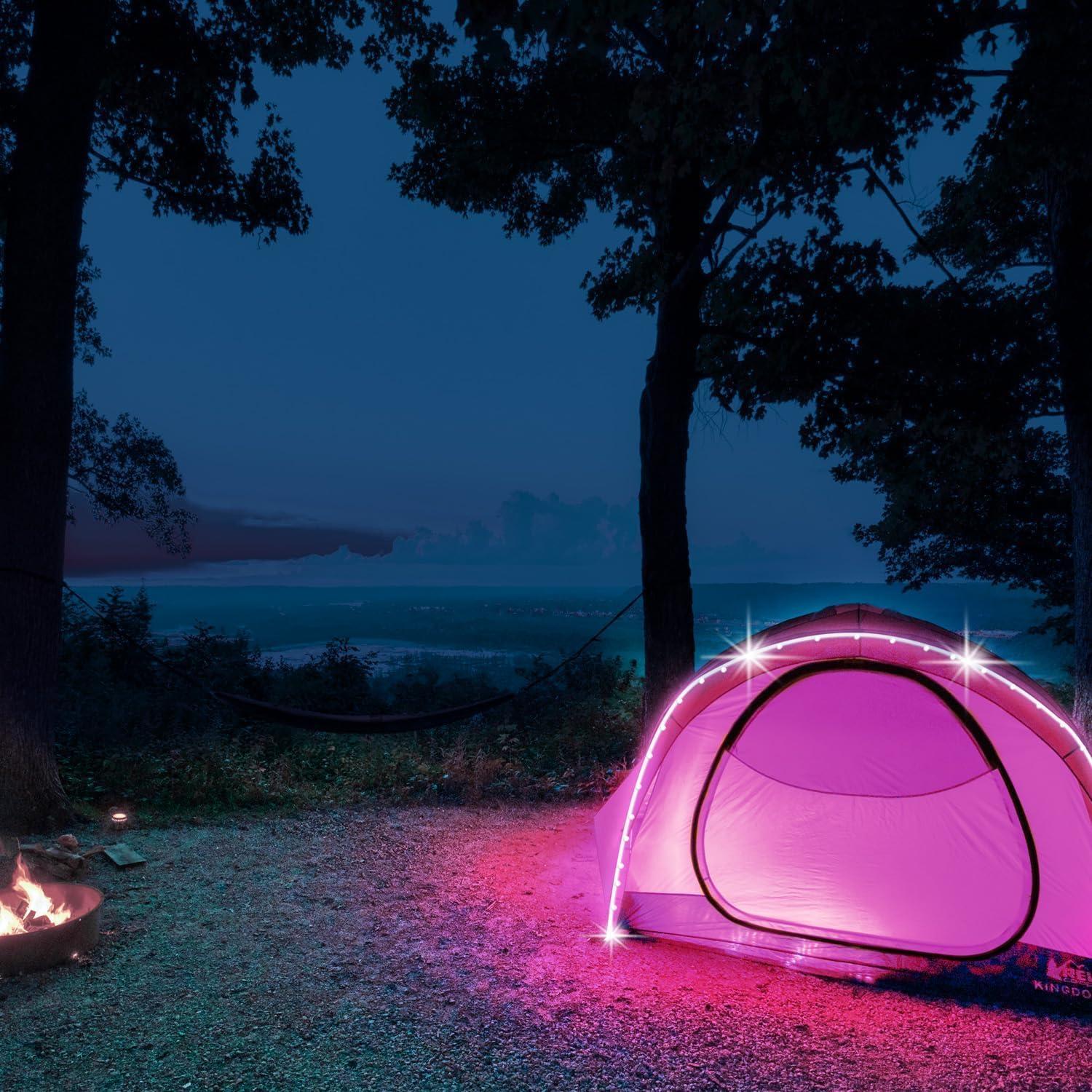 Luces de tira LED a pilas TANGYOUNG 8m RGB con control remoto