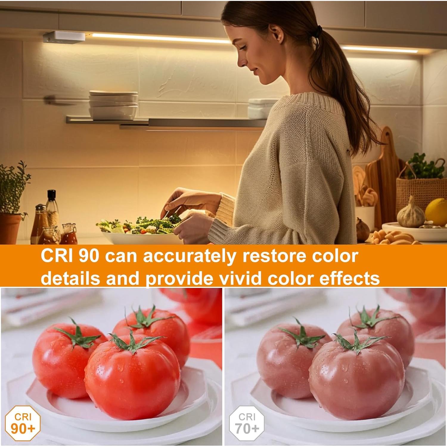 Tira de Luz LED COB Omika 1.0m 320 LEDs 2700K Blanco Cálido