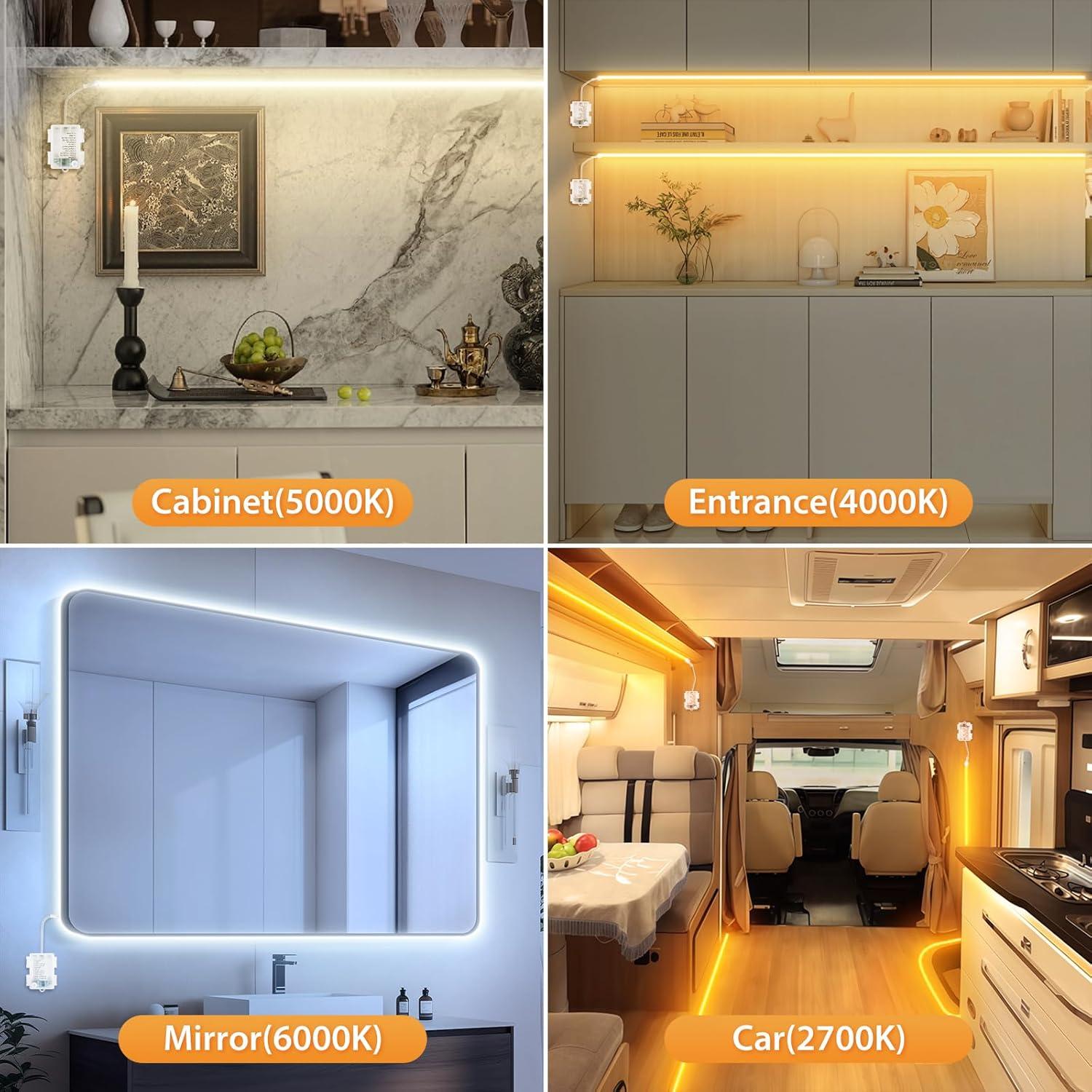 Paquete de 3 luces LED de tira 1.01m ShenZhen regulables