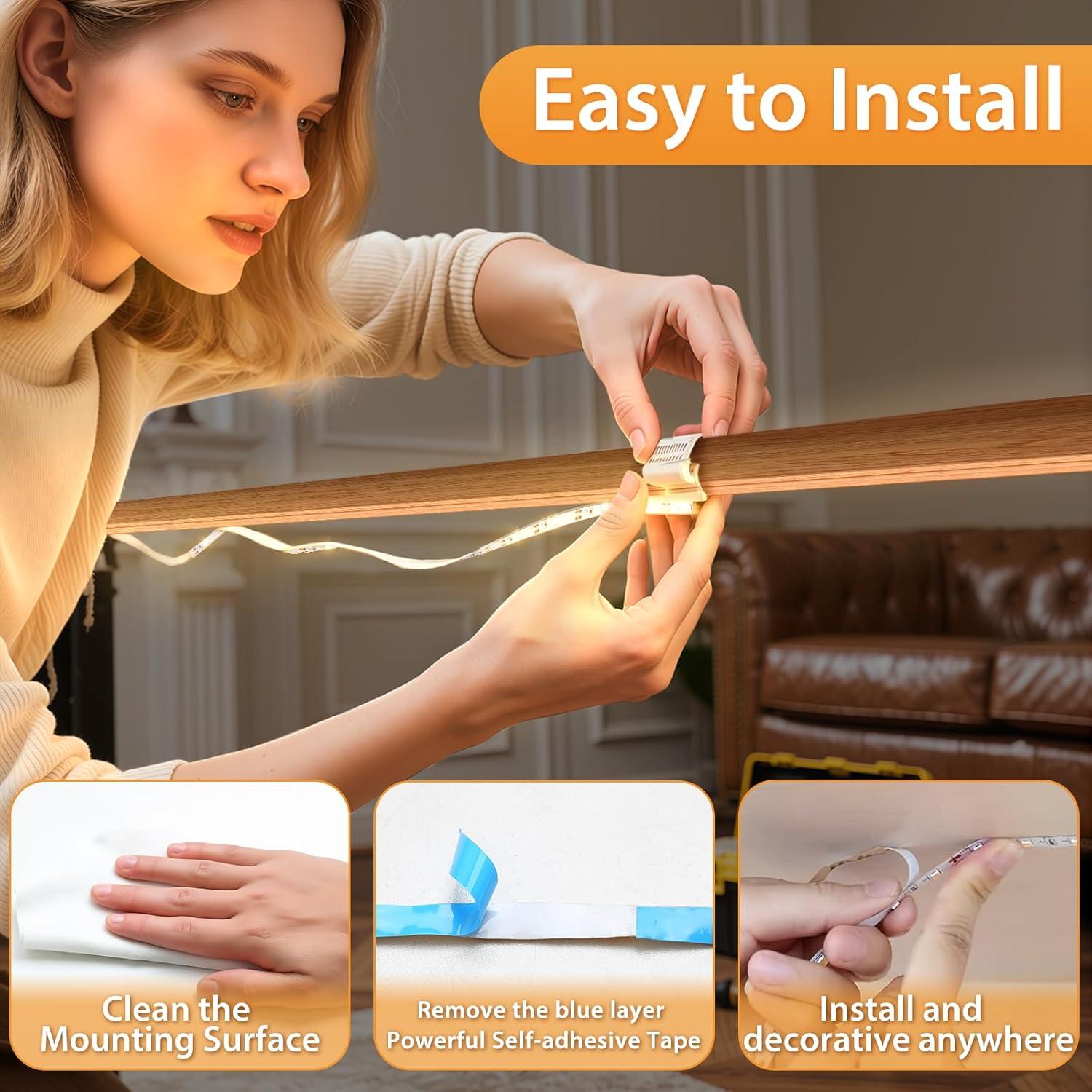 Paquete de 3 luces LED de tira 1.01m ShenZhen regulables