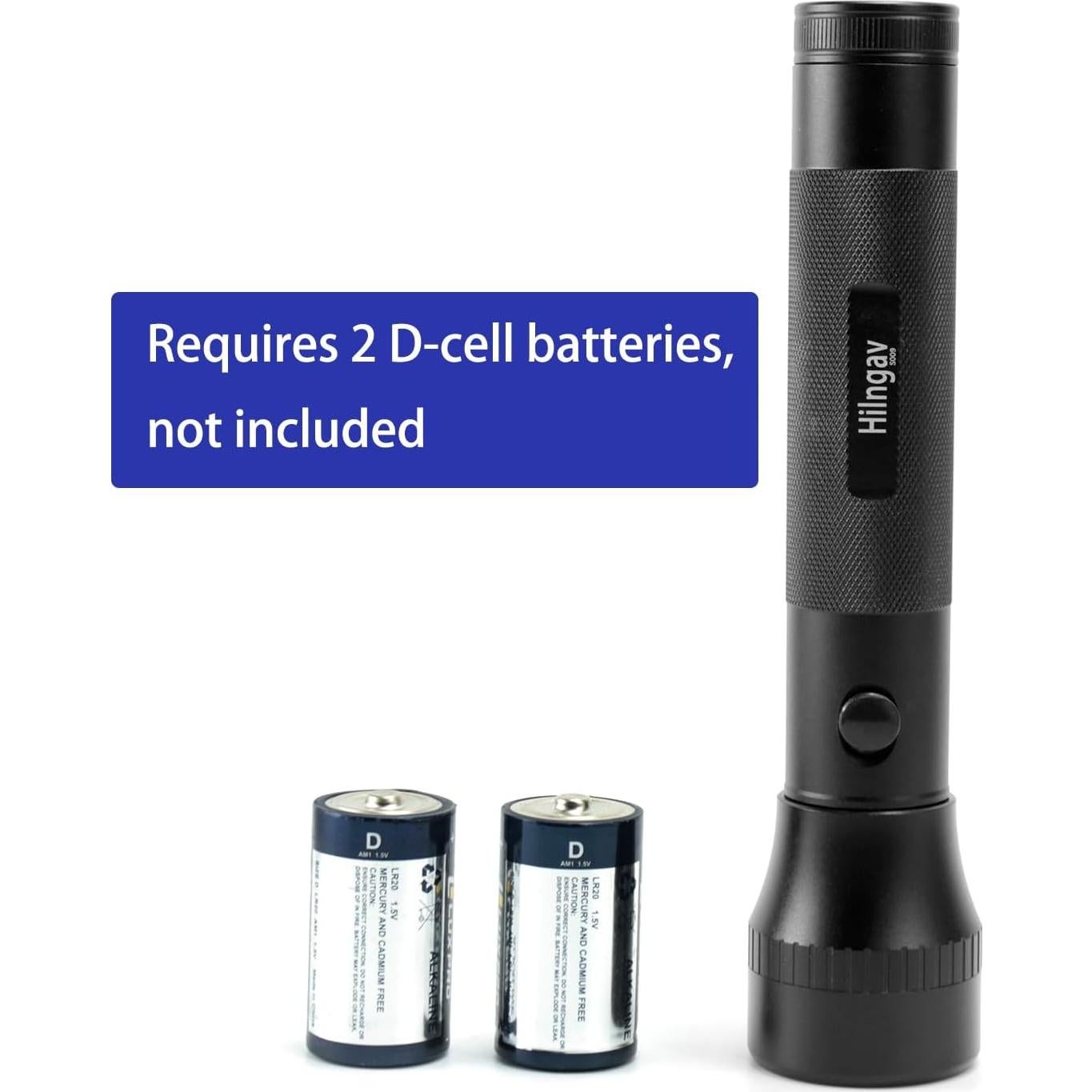 Linterna LED Grande Hilngav 300 Lúmenes Aluminio Resistente