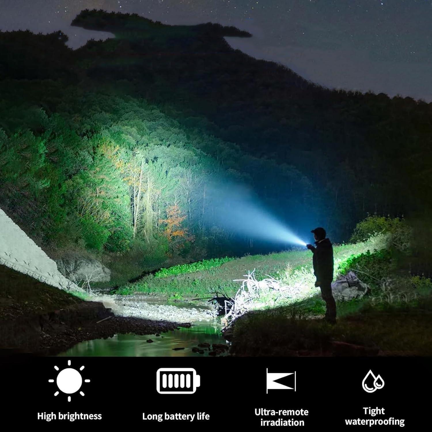 Linterna LED Grande Hilngav 300 Lúmenes Aluminio Resistente