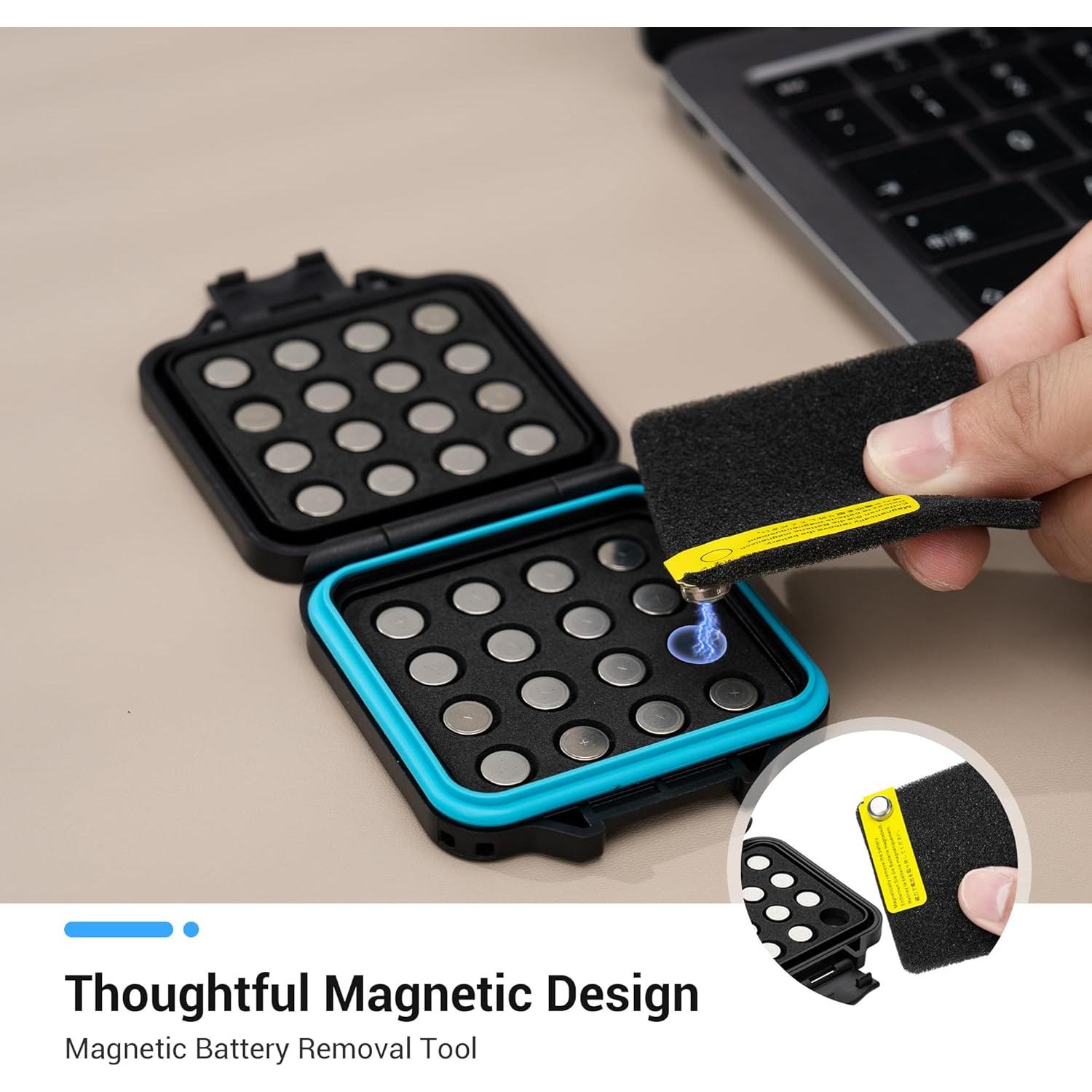 Estuche para Baterías Tamaño 312 JJC, Resistente al Agua, 32x