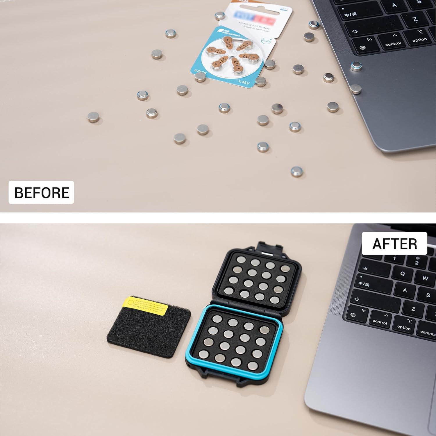 Estuche para Baterías Tamaño 312 JJC, Resistente al Agua, 32x