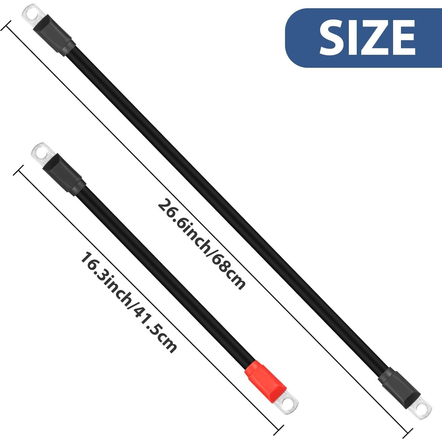 Kit de Cables de Batería Honsyunoirtps 7 PCS 36/48V para Carro de Golf