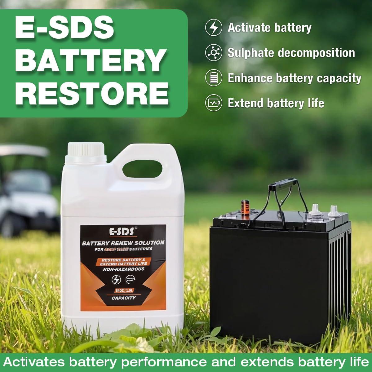 Restaurador de Baterías E-SDS para Carritos de Golf 1.89L