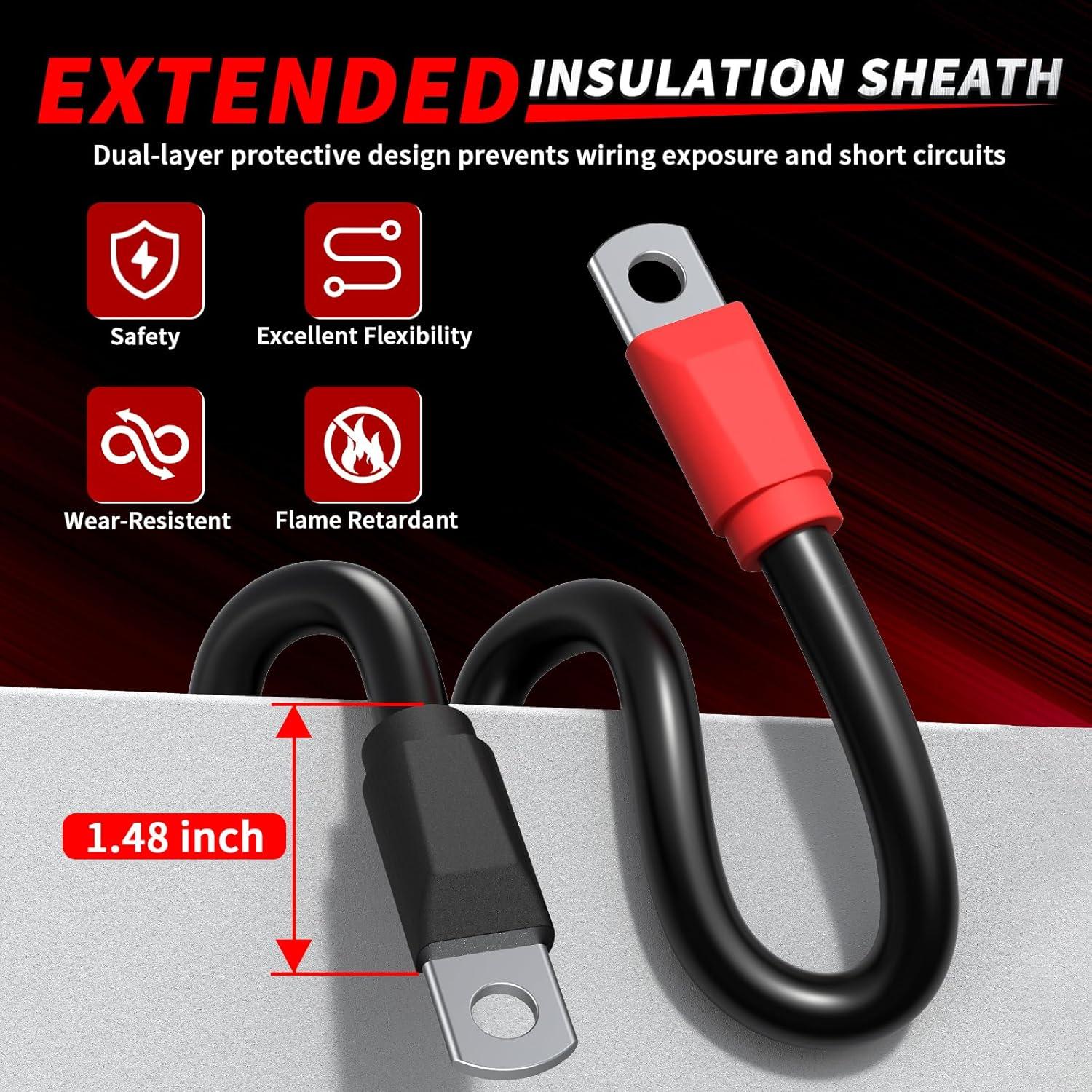 Cables de Batería CASISPRO para Carro de Golf EZGO TXT 36/48V