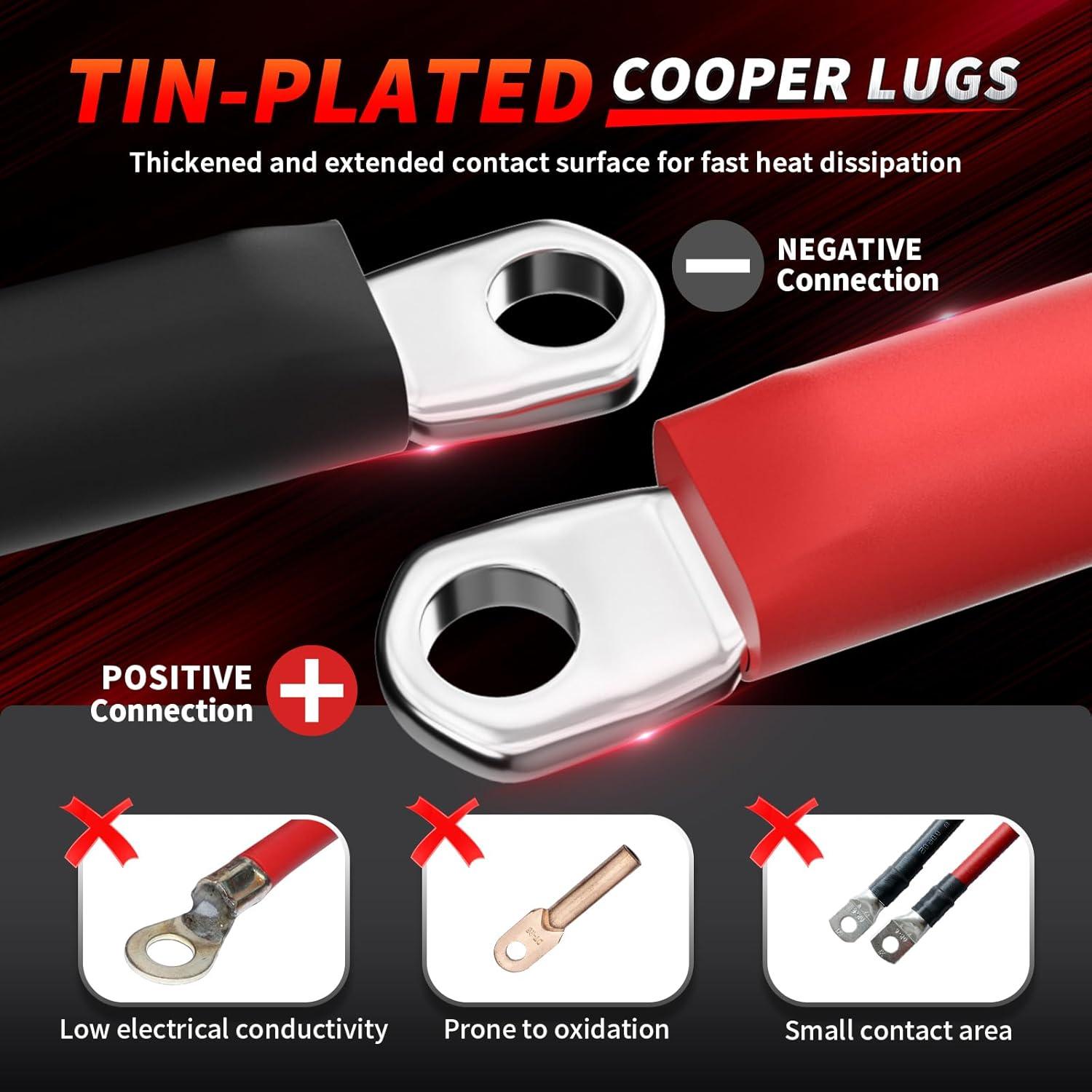 Cables de Batería CASISPRO para Carro de Golf EZGO TXT 36/48V